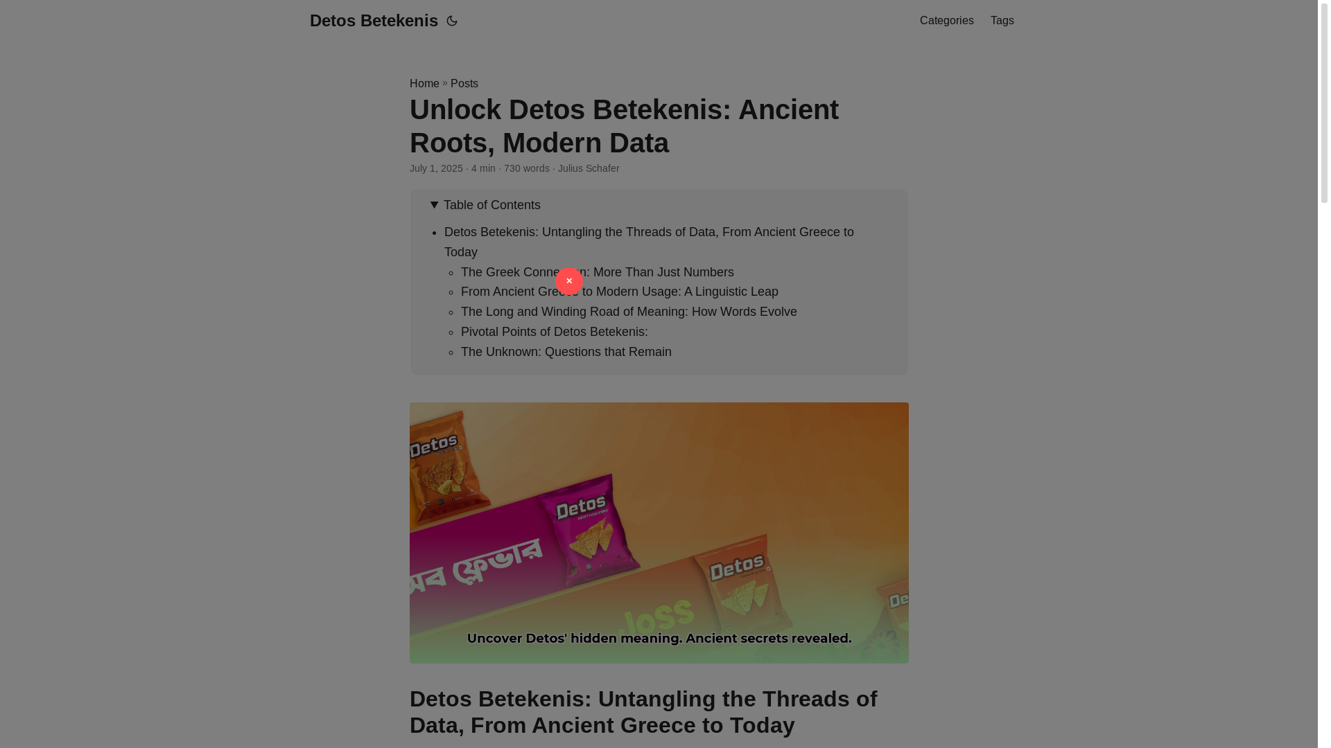 website screenshot of https://detos-betekenis.pages.dev/