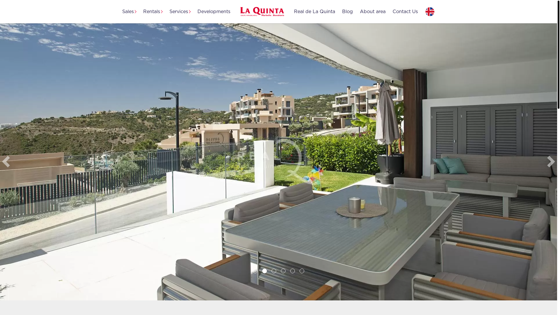 website screenshot of https://www.grupolaquinta.com/