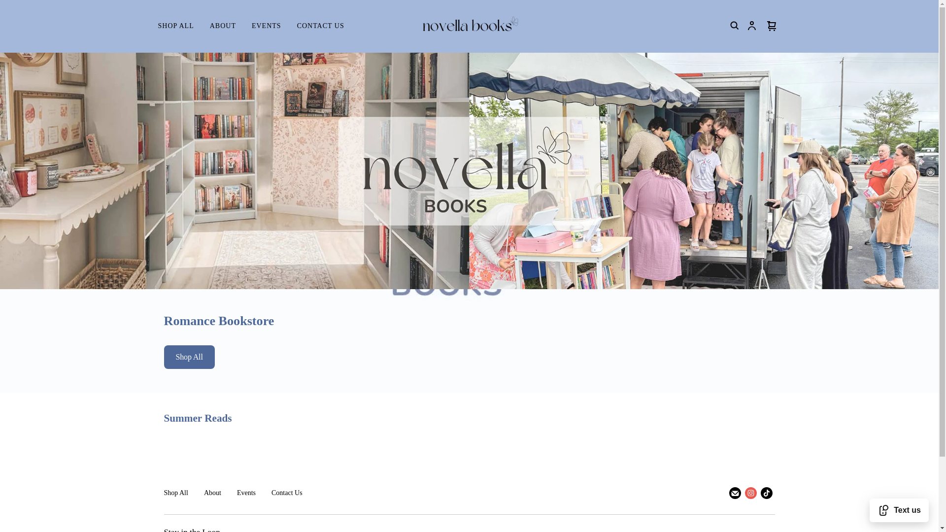 website screenshot of https://novellabooksmaine.com/