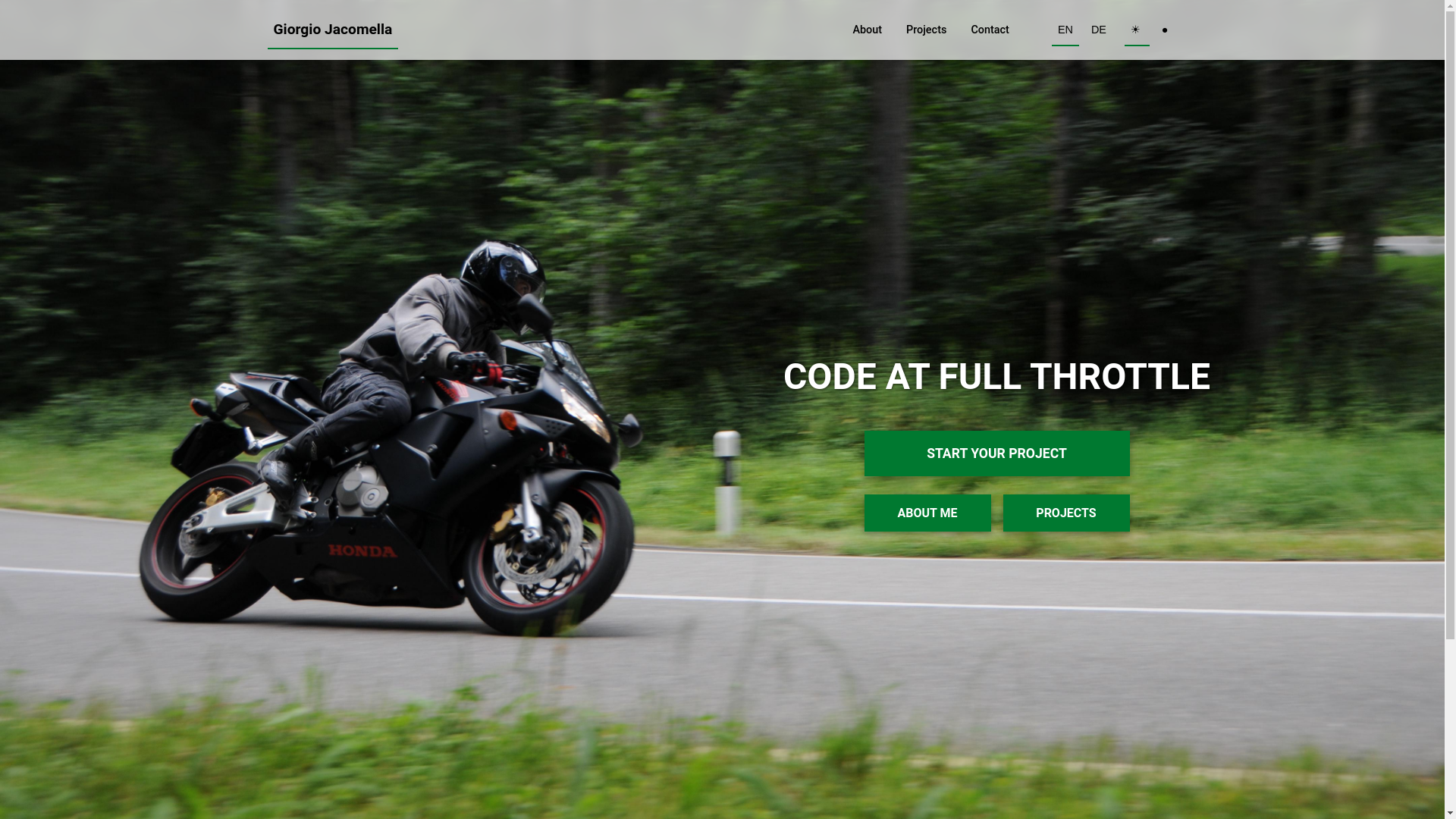 website screenshot of https://giorgiojacomella.pages.dev/
