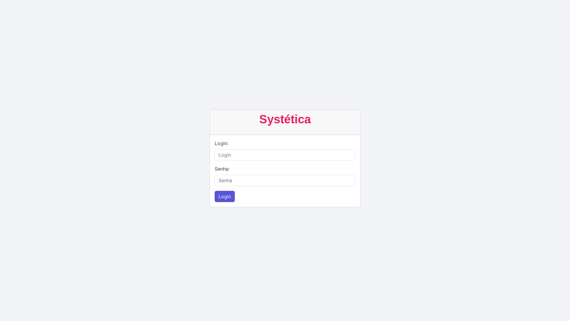 website screenshot of https://systetica.com.br/