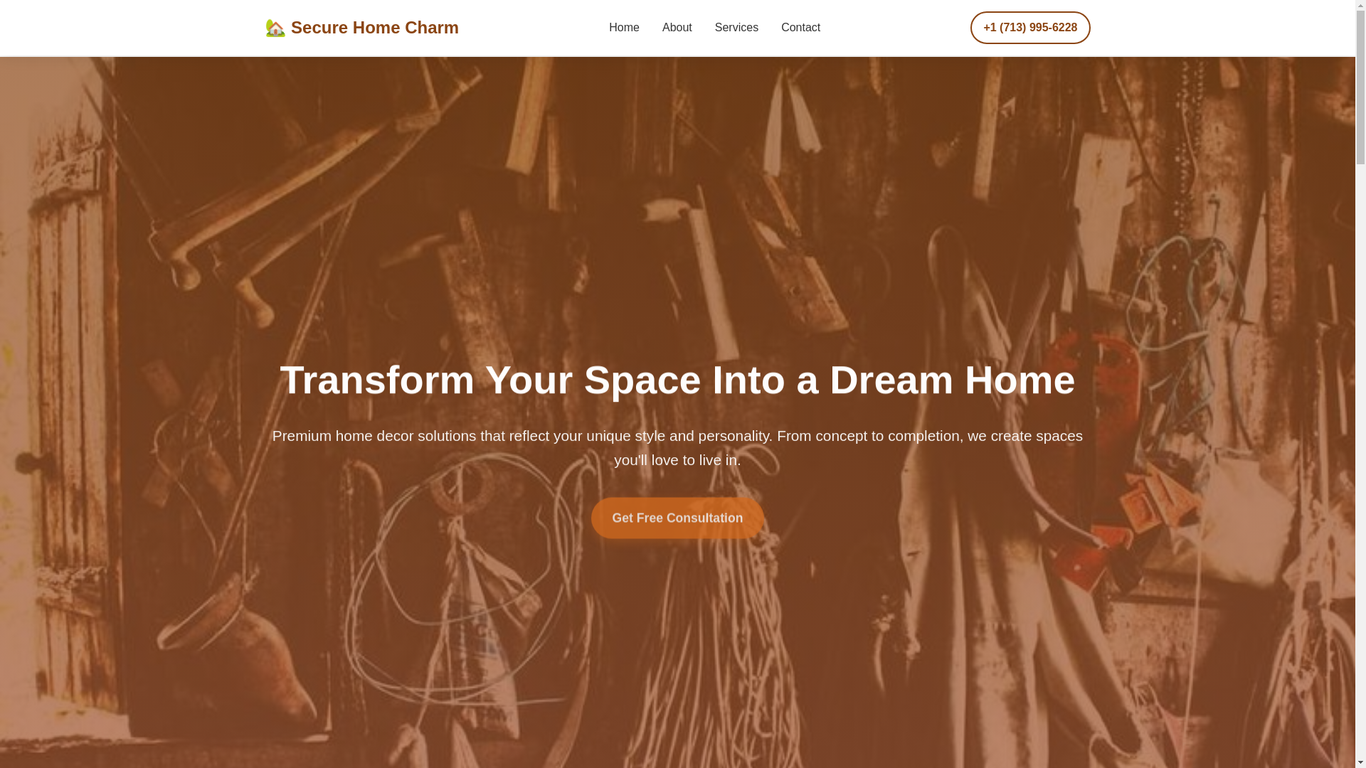 website screenshot of https://securehomecharm.courses/