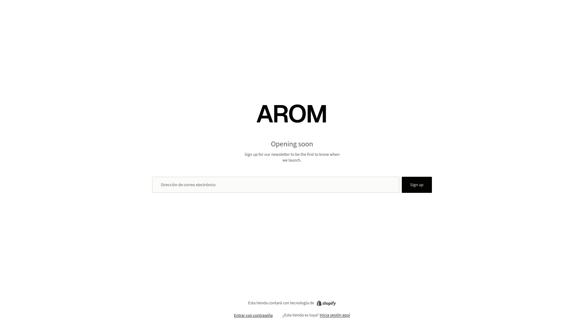 website screenshot of https://arom-colon.com/