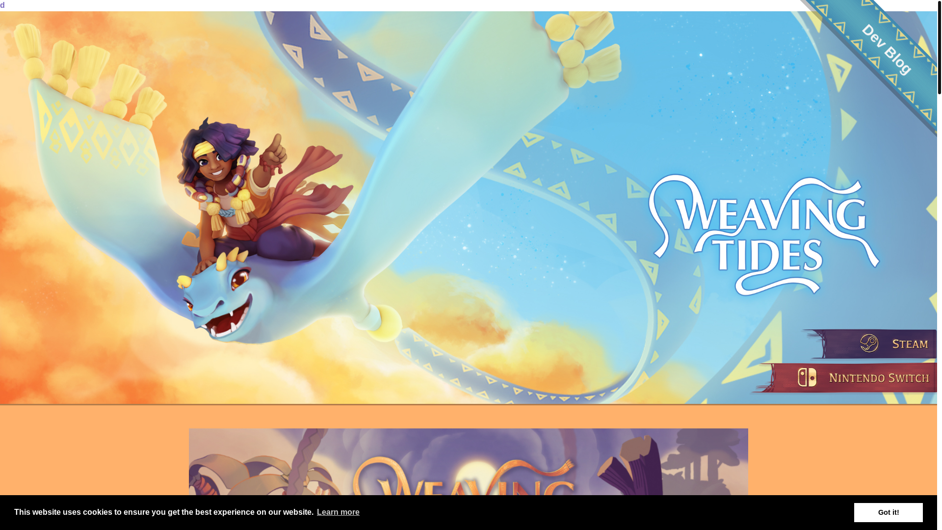 website screenshot of https://weavingplay.com/