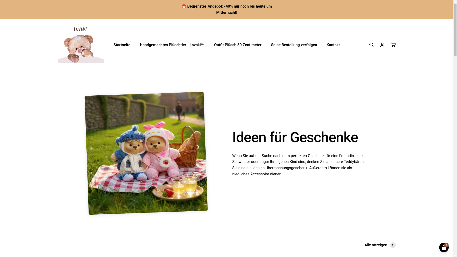 website screenshot of https://lovaki.com/