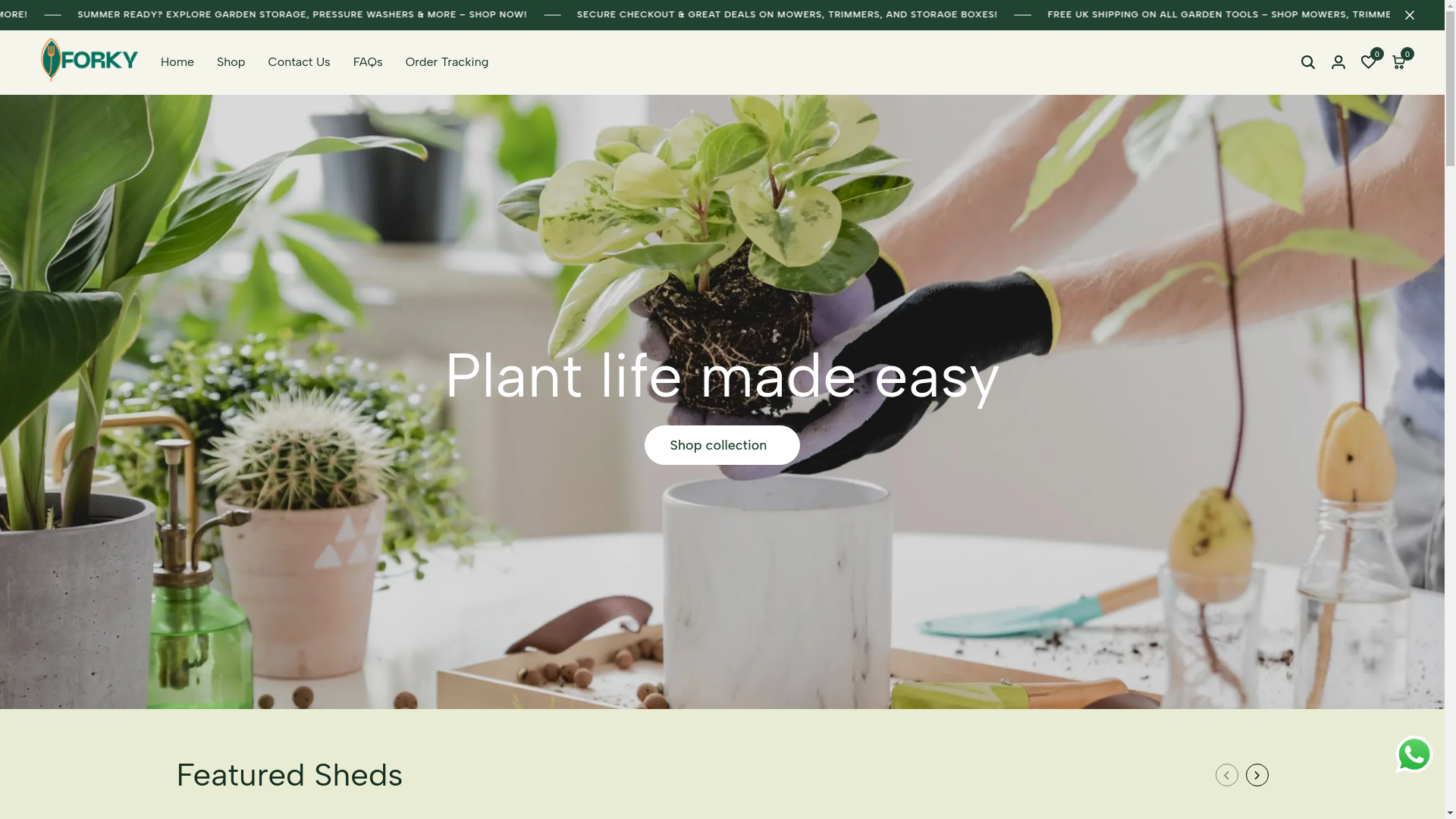 website screenshot of https://forky.pro/