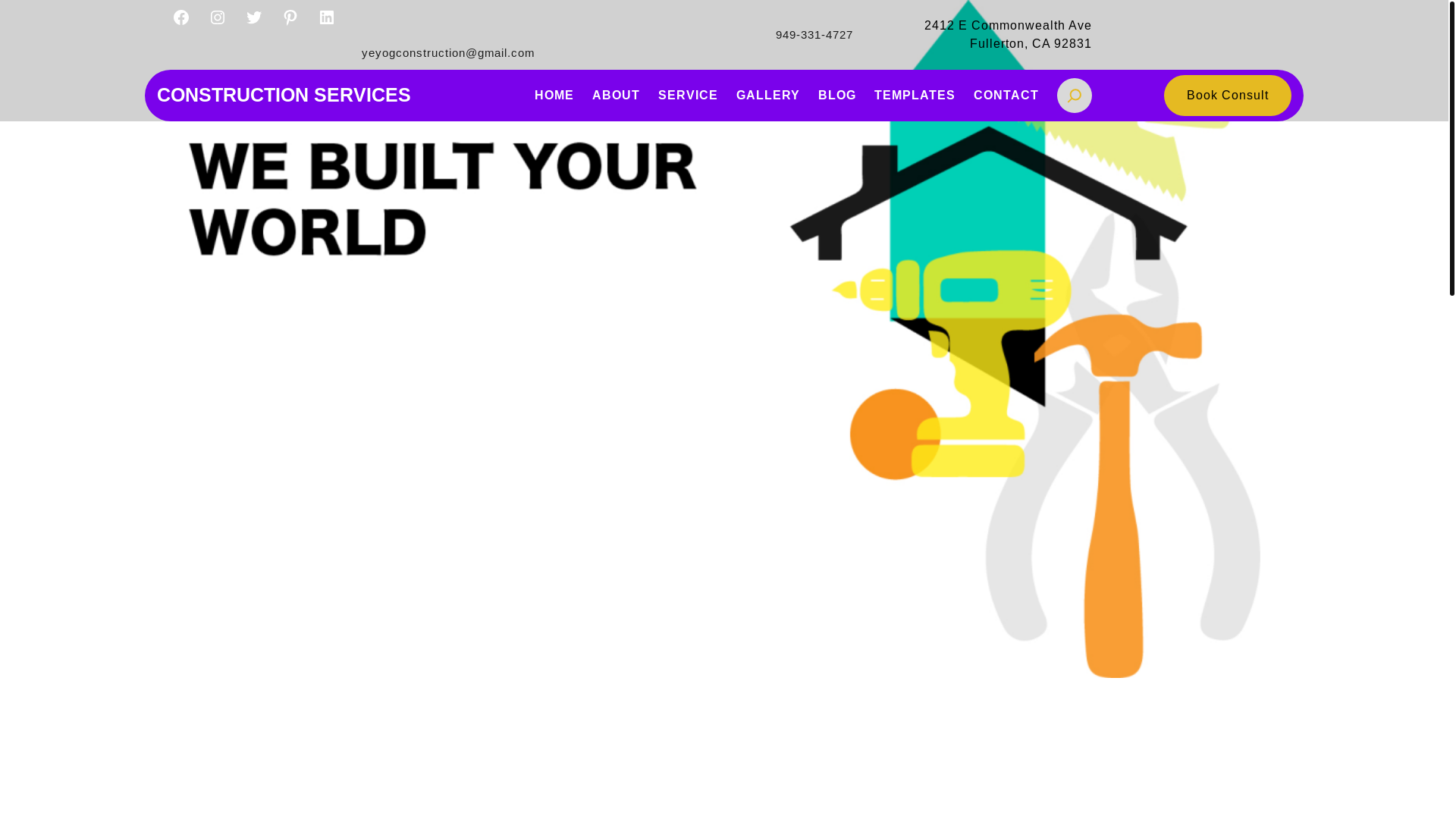 website screenshot of https://rtzcontractors.com/