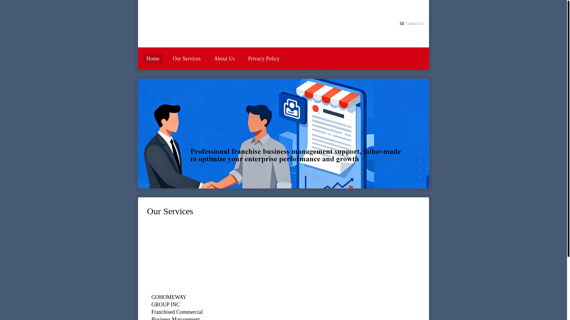 website screenshot of https://gohomeway-group-inc-product.co/