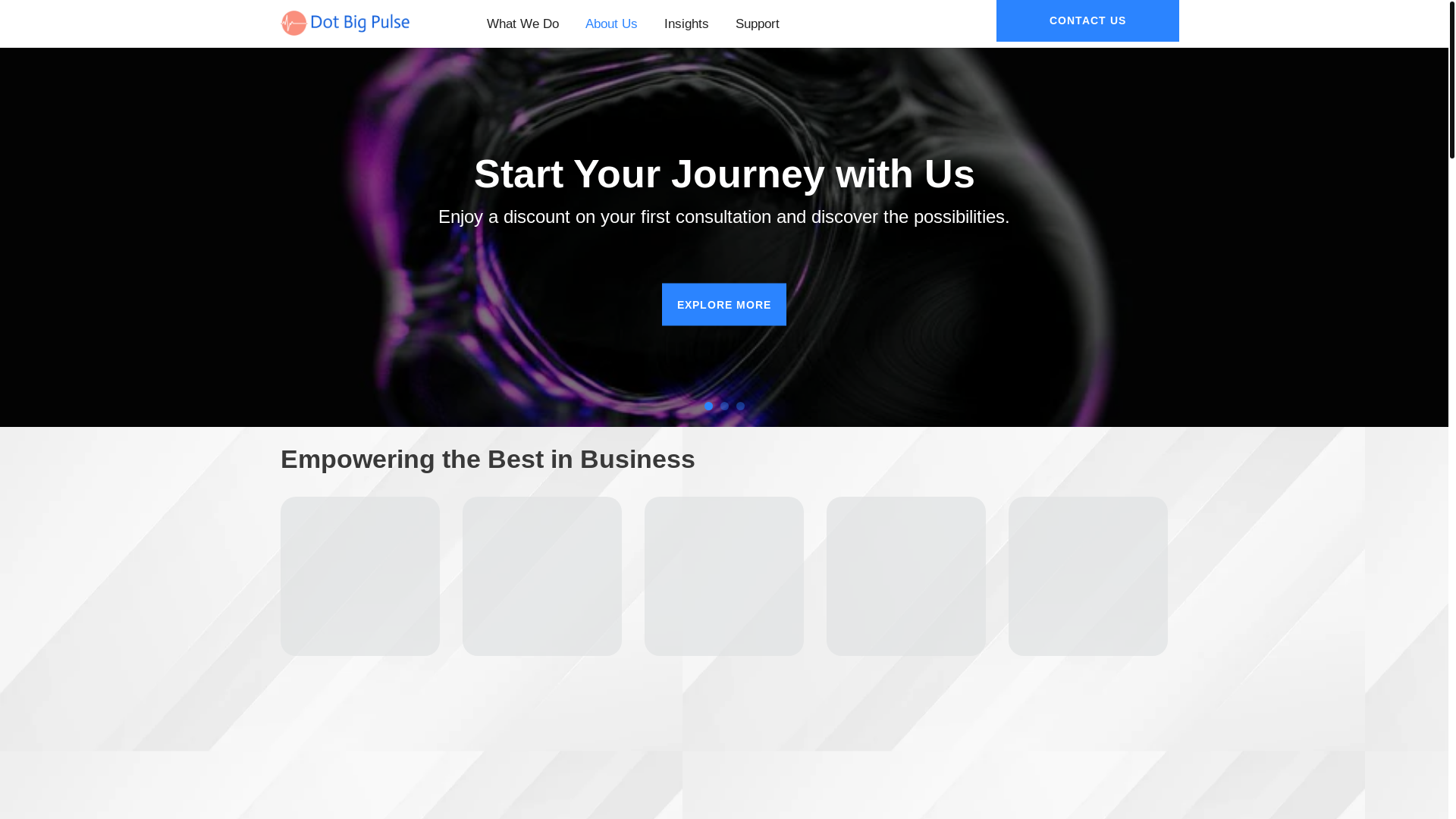 website screenshot of https://sparkspheretechnologys.net/