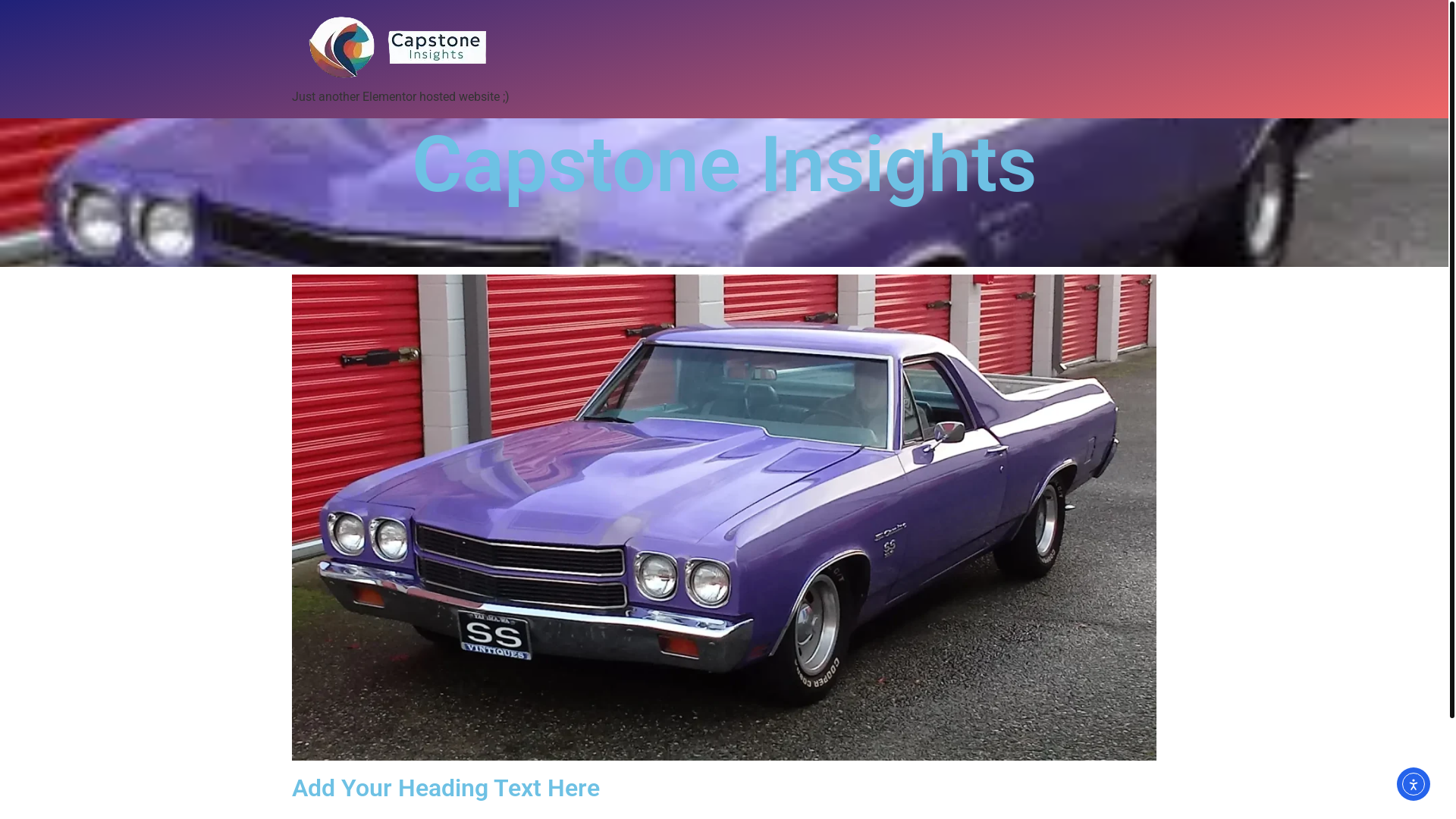 website screenshot of https://capstonei.com/