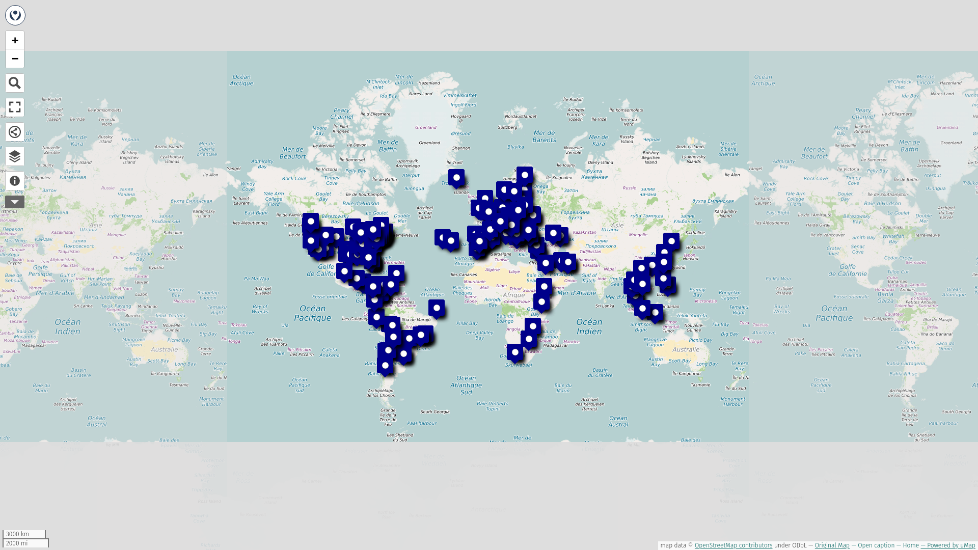 website screenshot of https://umap.openstreetmap.fr/en/map/wireless-passwords-from-airports-and-lounges-aroun_107272