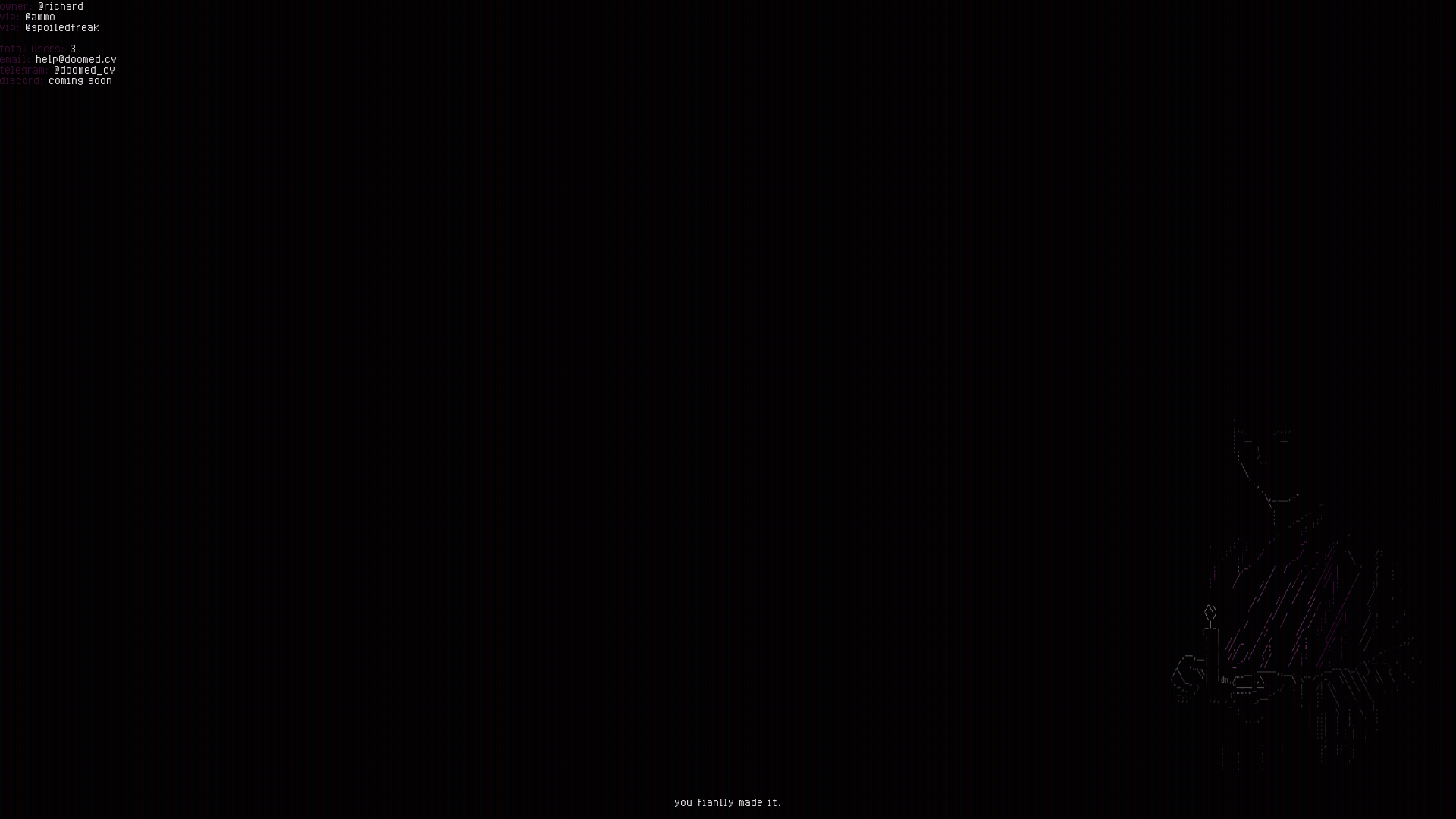 website screenshot of https://doomed-5rt.pages.dev/