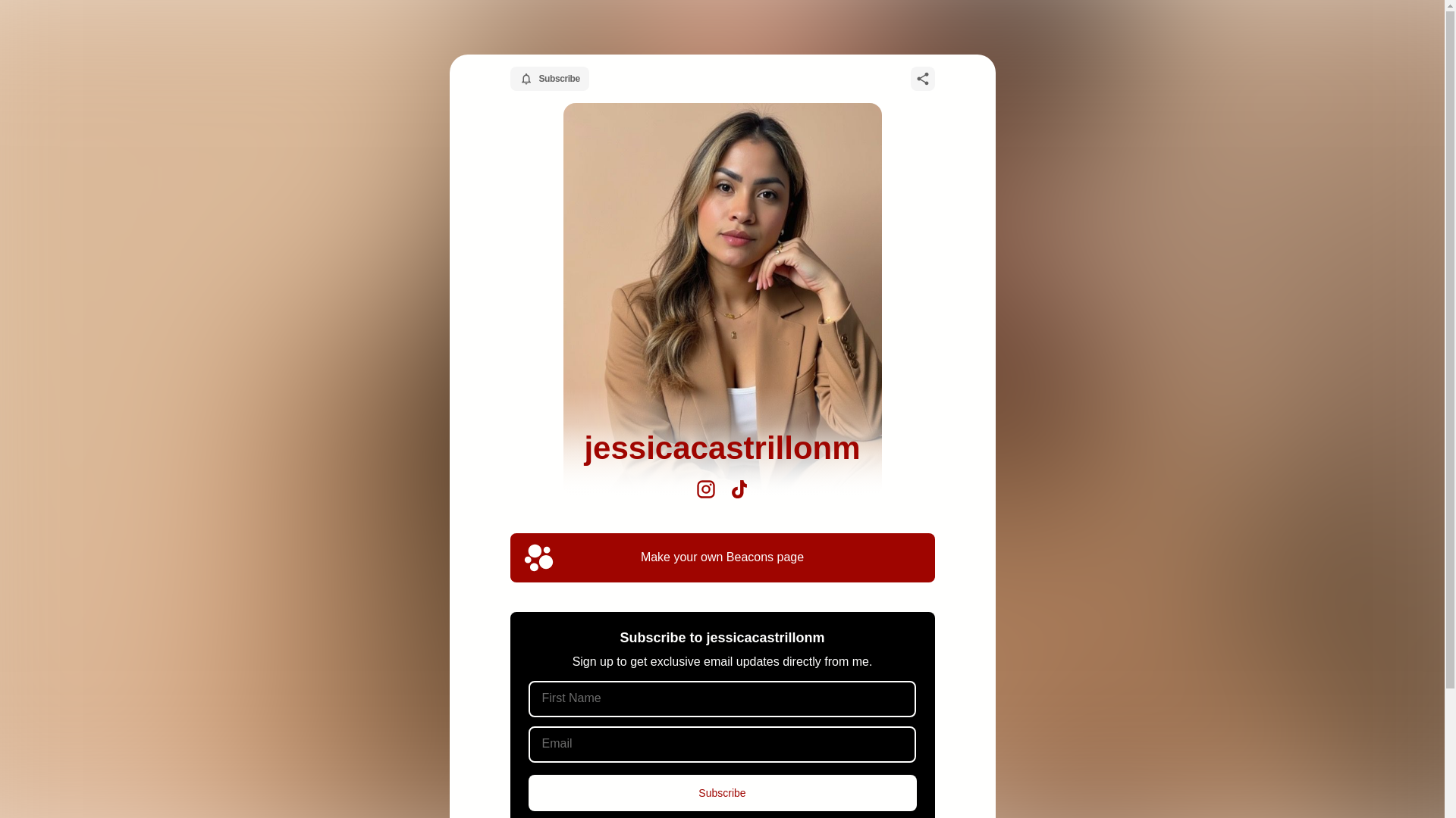 website screenshot of https://jessicacastrillonm.com/