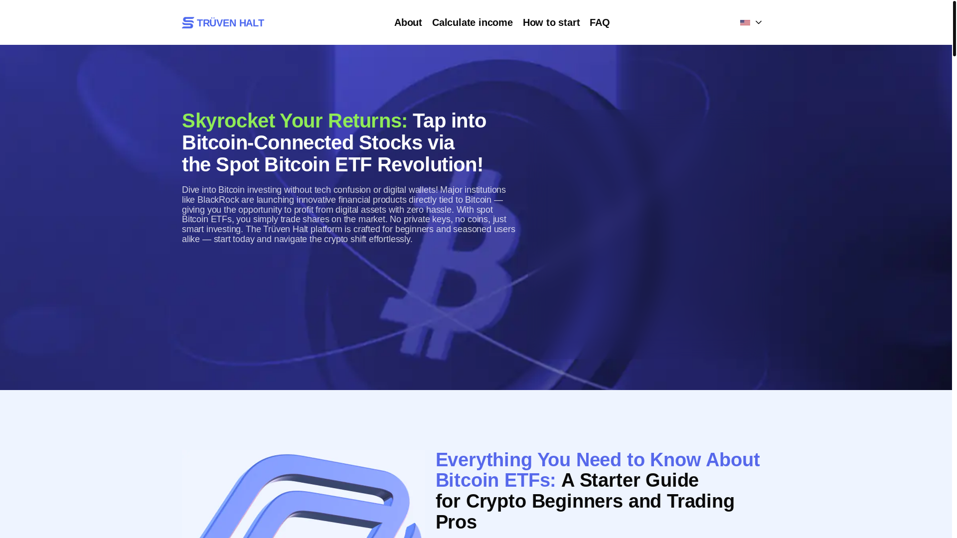 website screenshot of https://truven-halt.com/