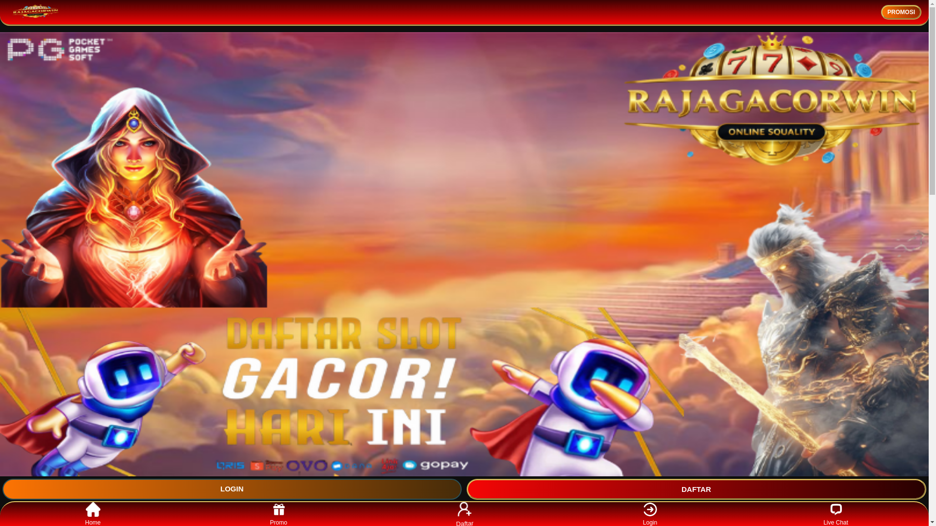 website screenshot of https://rajagacorwin.pages.dev/