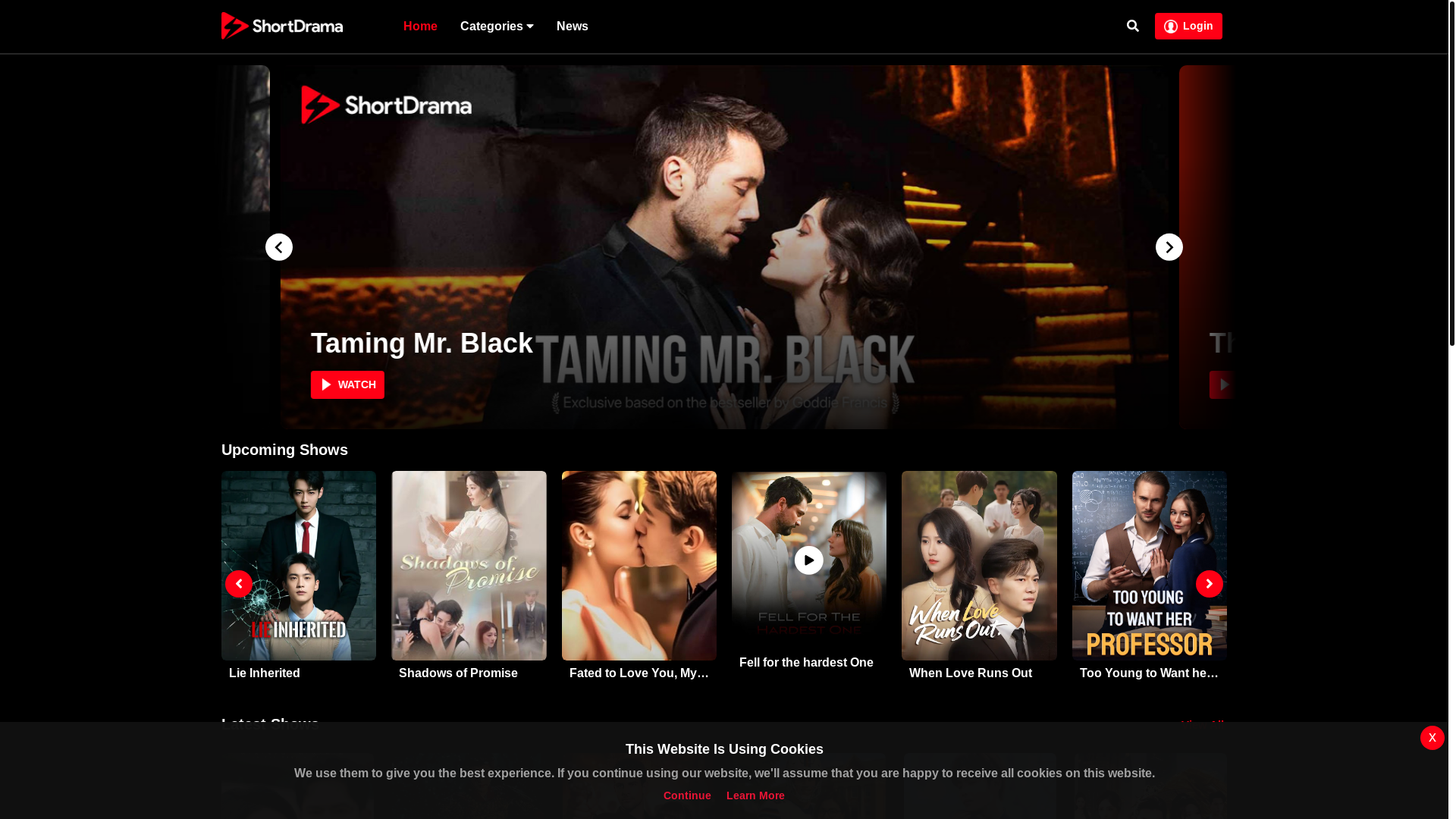 website screenshot of https://verticaldrama.xyz/