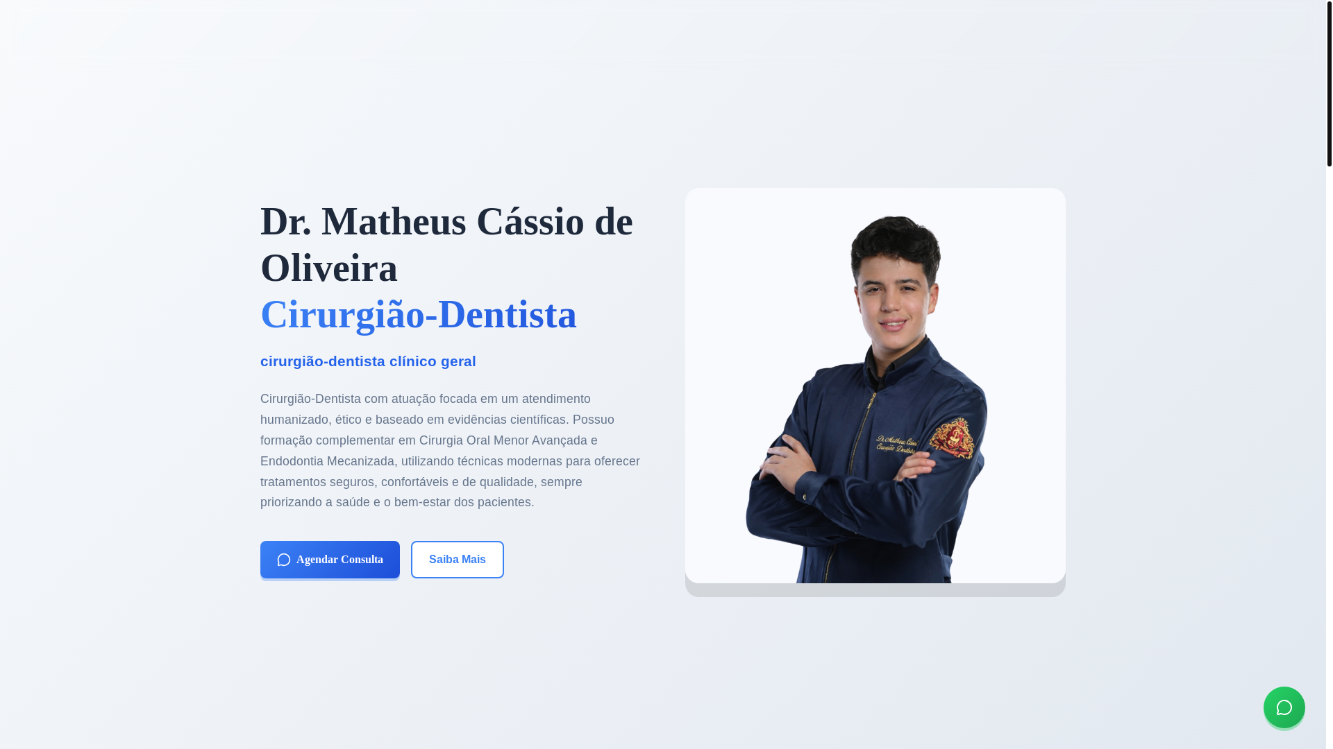 website screenshot of https://drmatheuscassio.com.br/