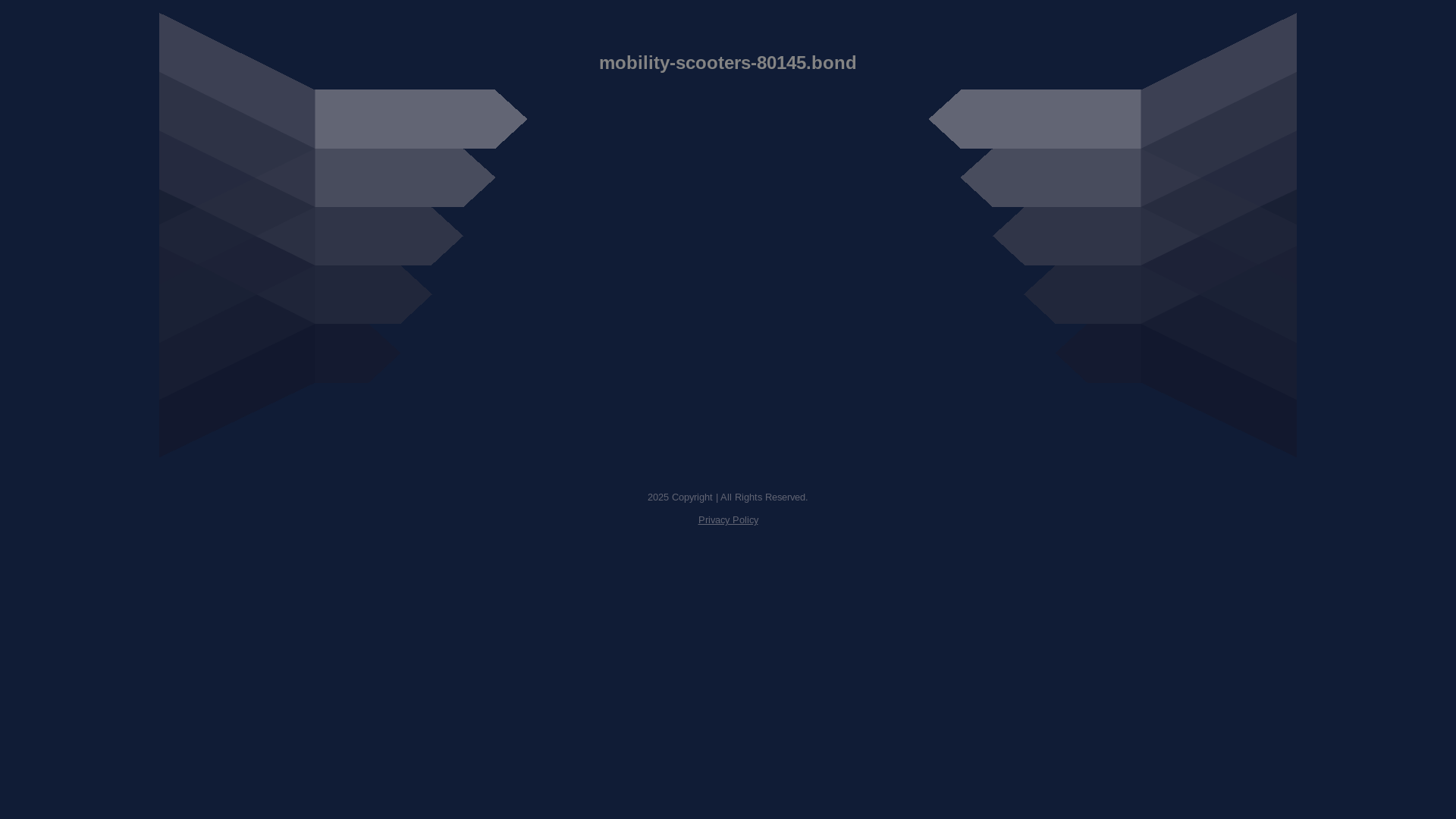 website screenshot of https://mobility-scooters-80145.bond/