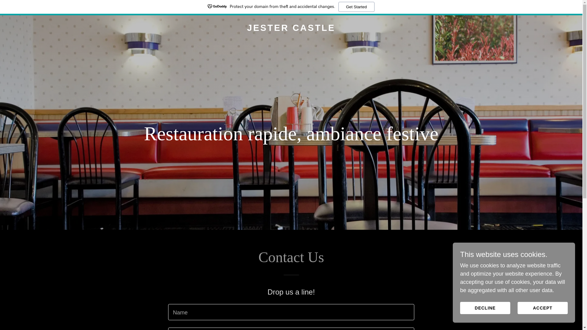 website screenshot of https://jestercastle.fr/