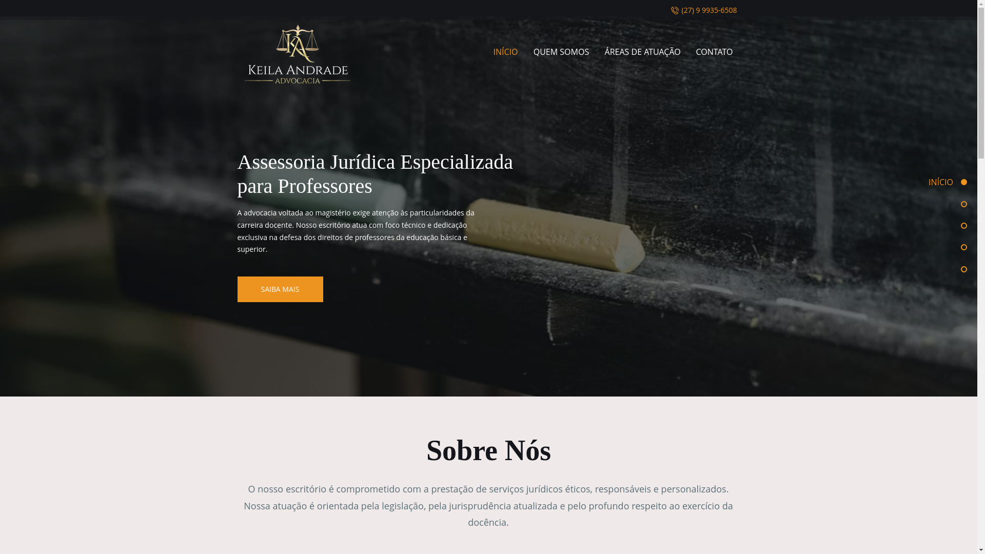 website screenshot of https://keilaandrade.adv.br/