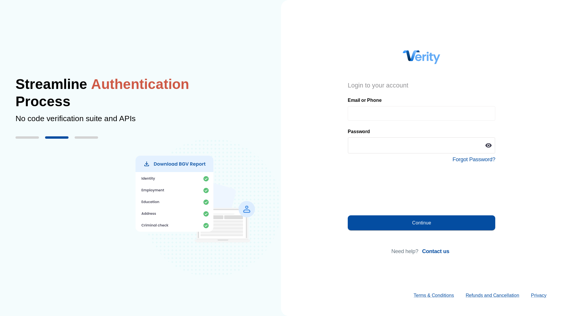 website screenshot of https://verity-portal.pages.dev/
