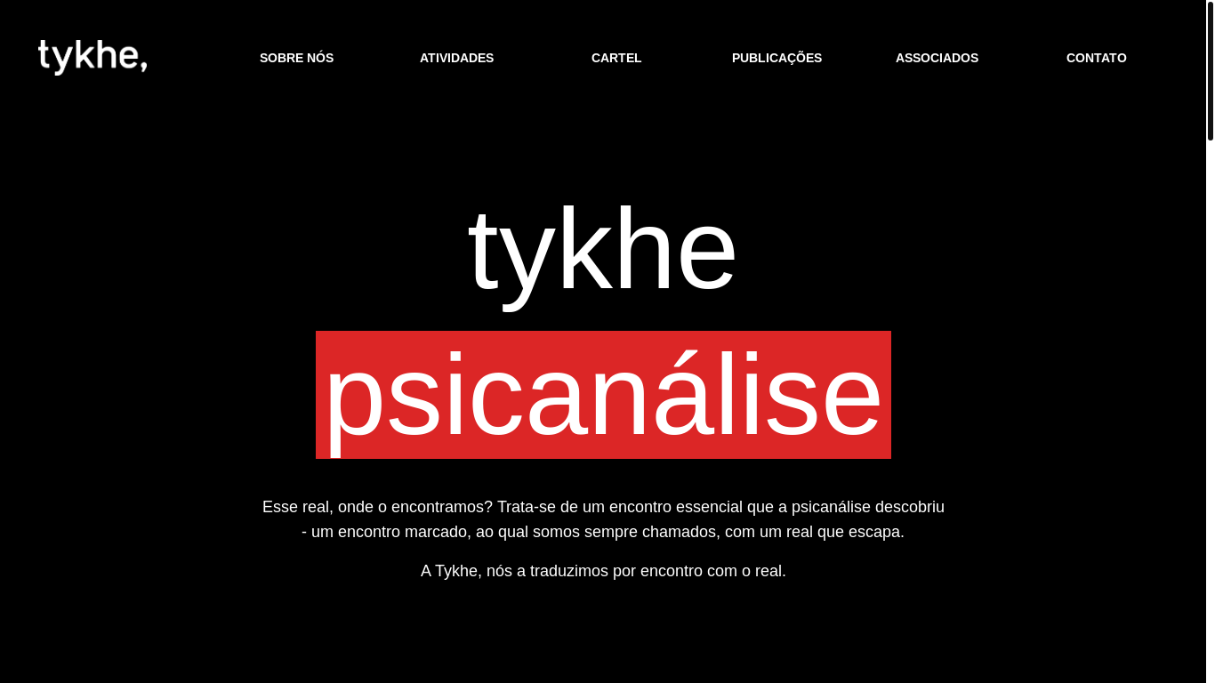 website screenshot of https://tykhe-website.pages.dev/