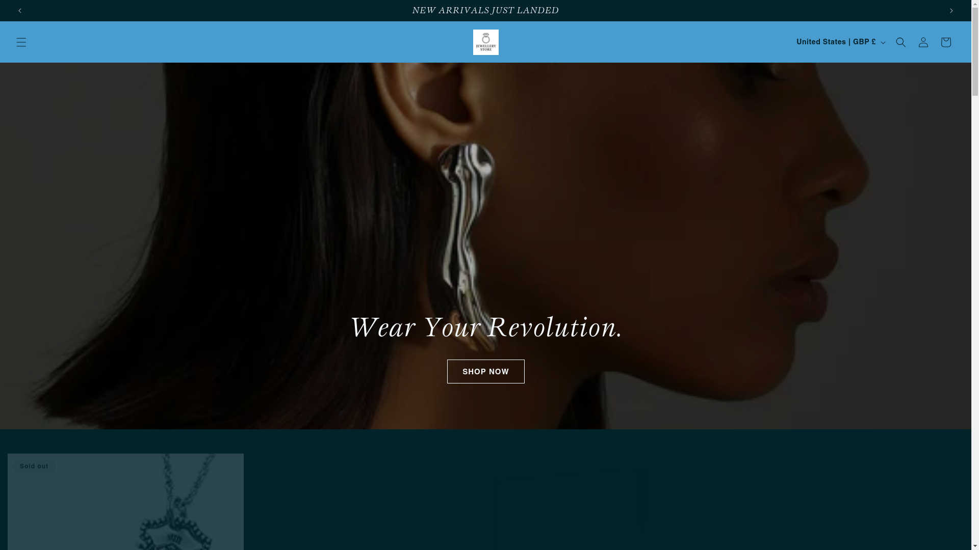 website screenshot of https://jewelleryandco.store/