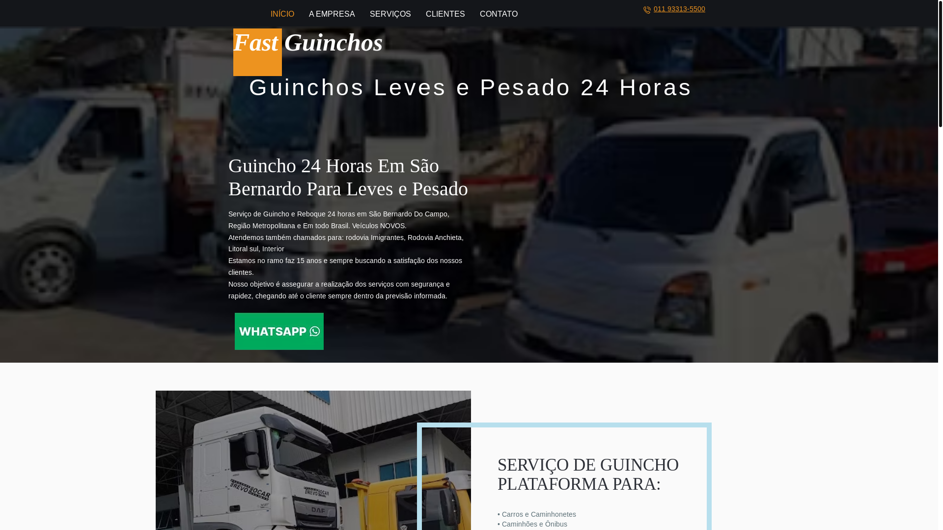 website screenshot of https://fastguincho24horas.com.br/