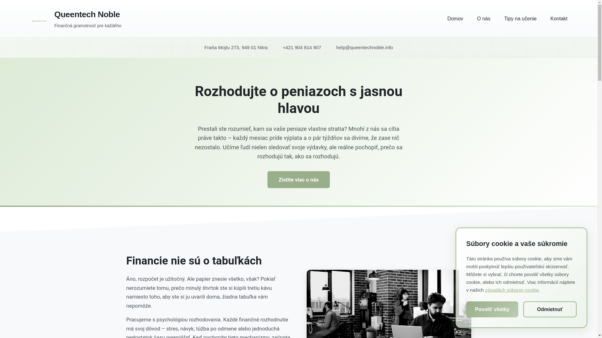 website screenshot of https://queentechnoble.info/