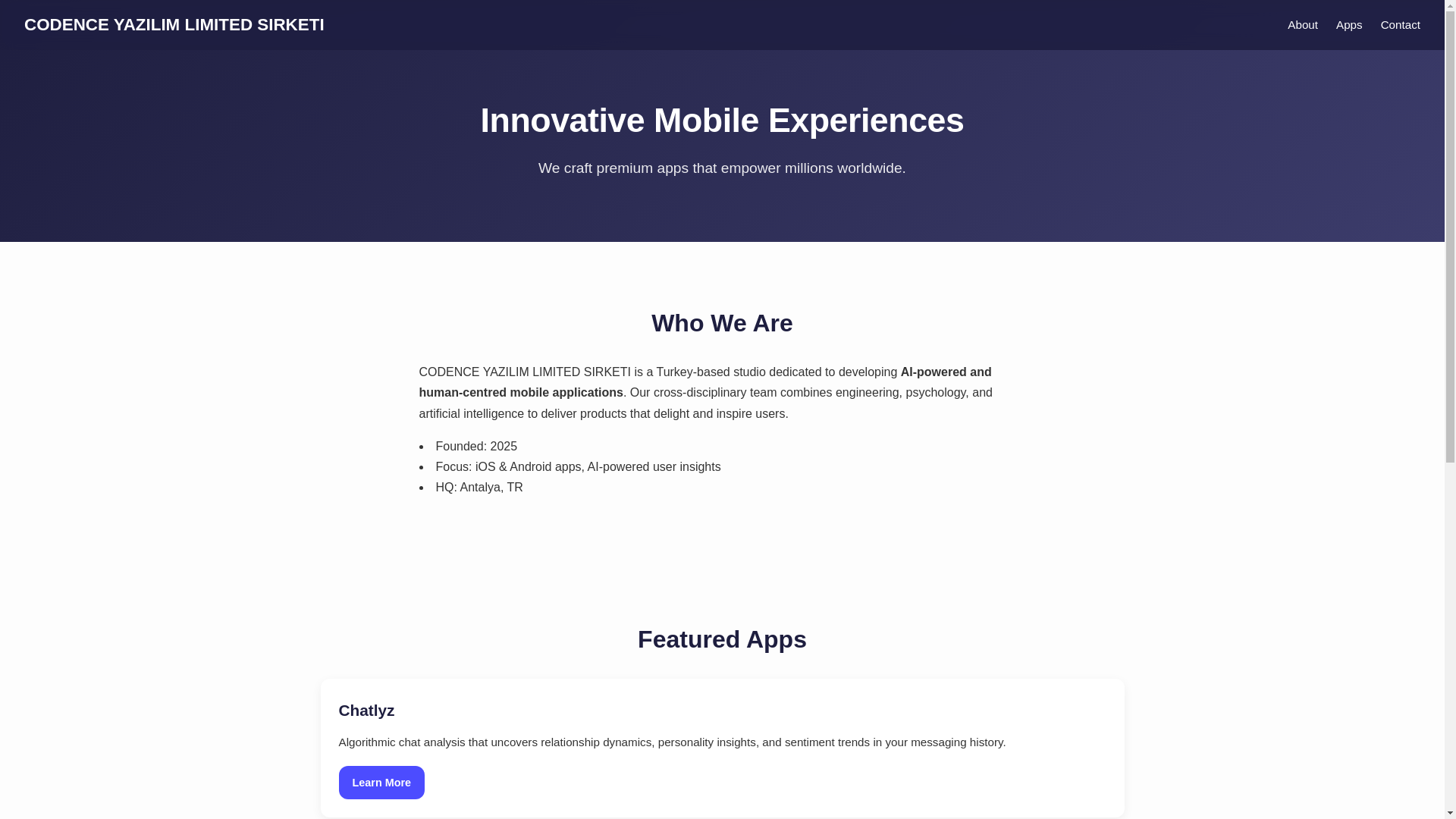 website screenshot of https://codencesoftware.pages.dev/