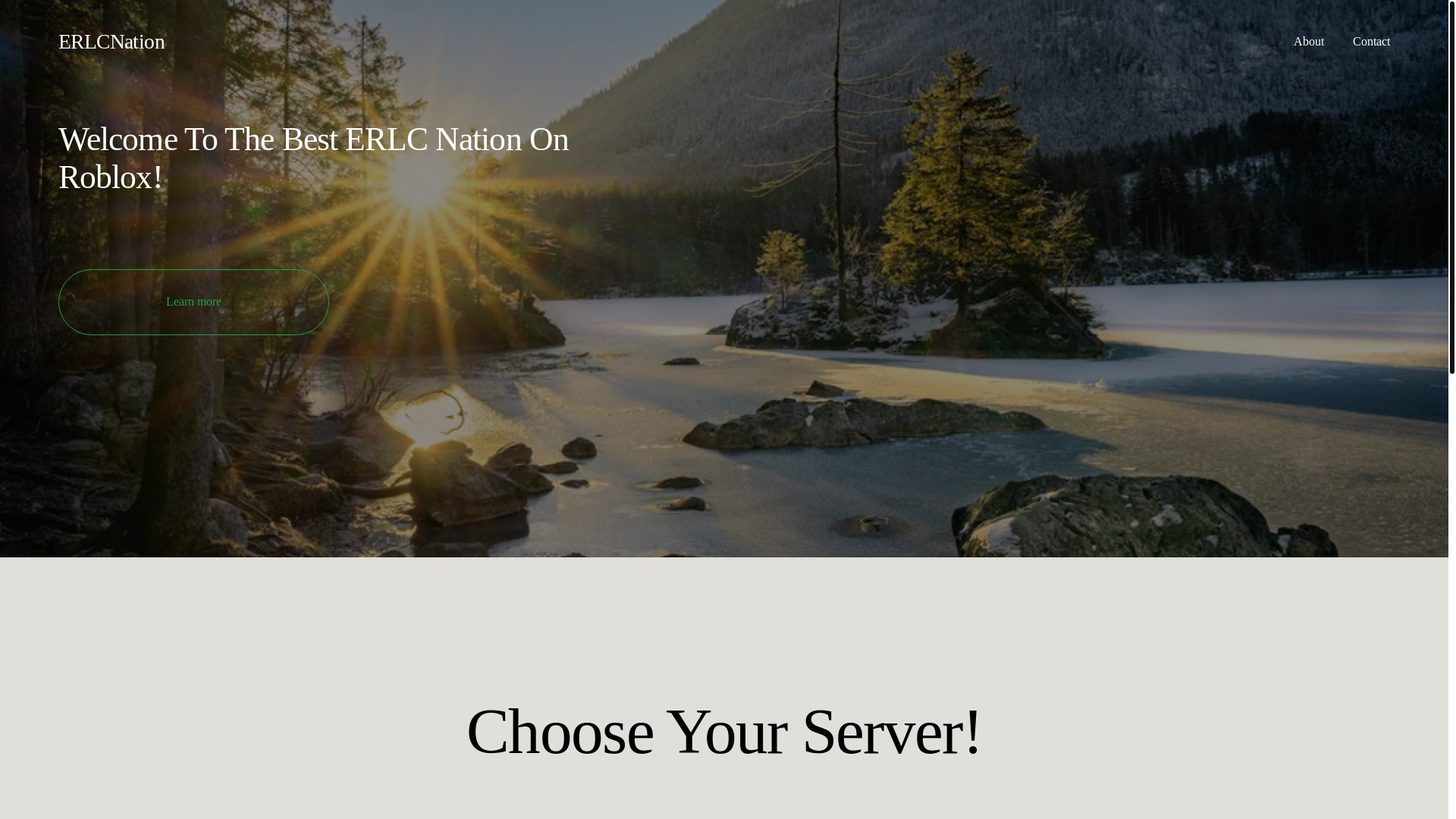 website screenshot of https://erlcnation.com/
