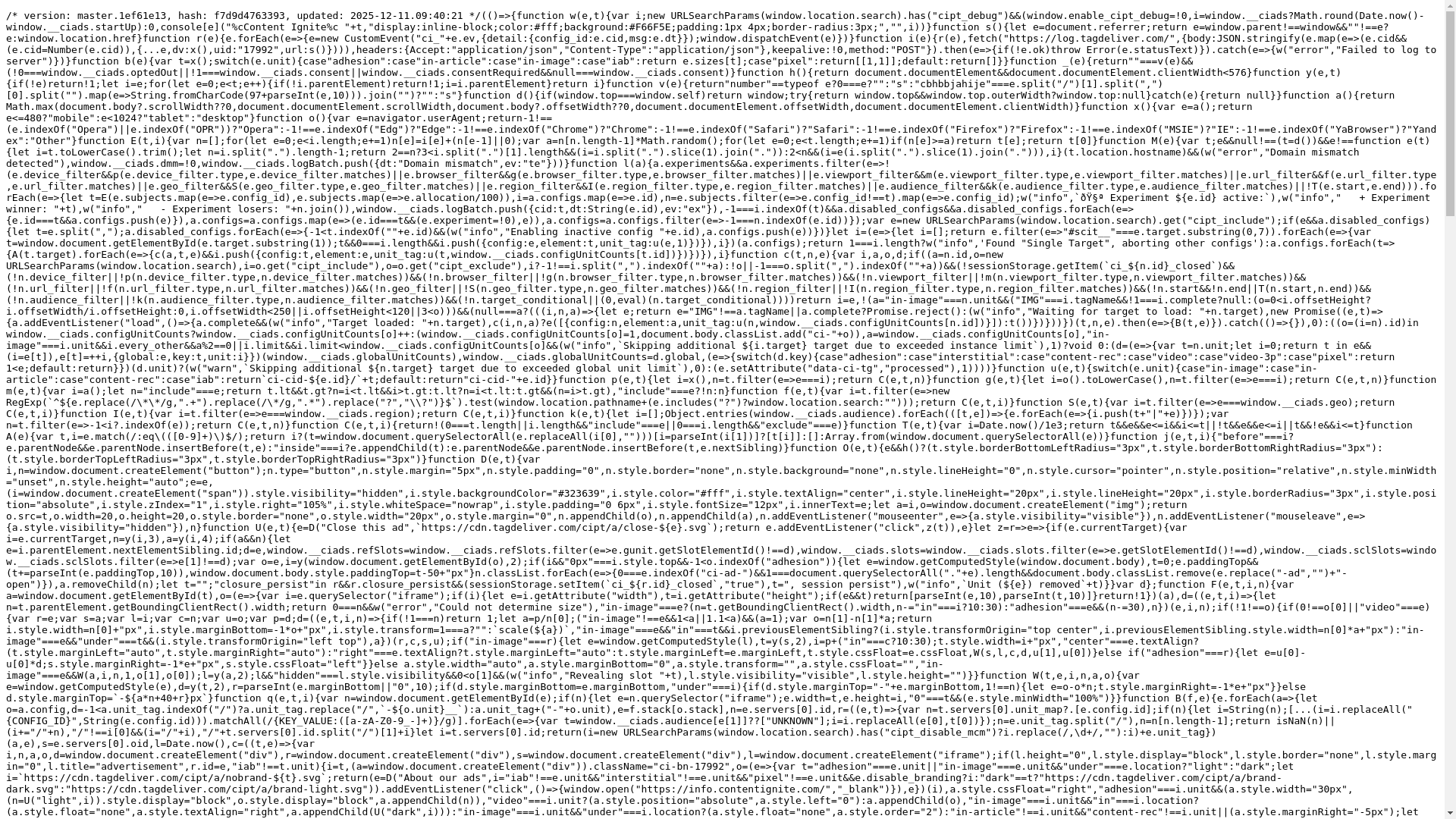 website screenshot of https://cdn.tagdeliver.com/cipt/17992.js