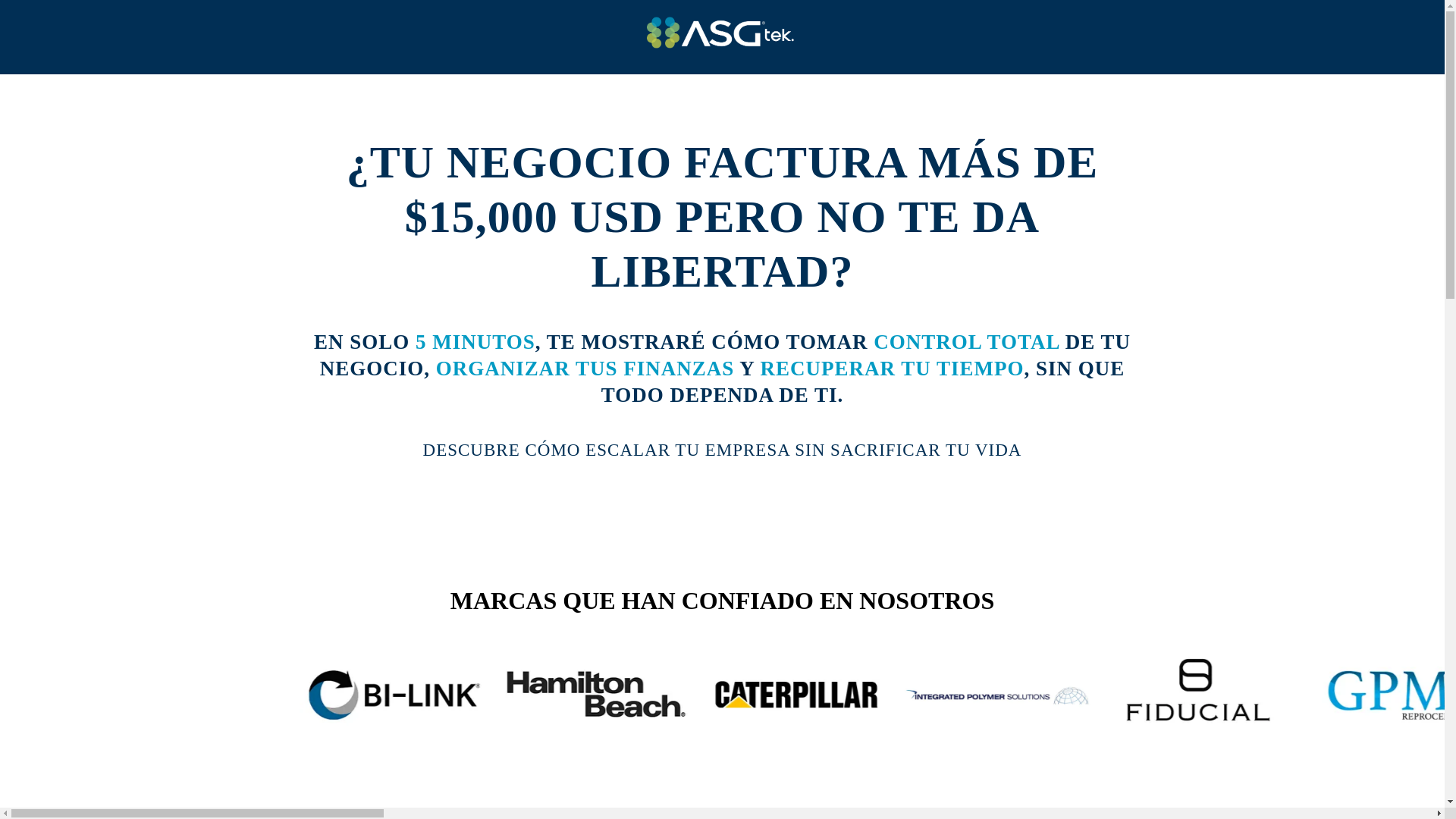 website screenshot of https://asgtek.net/