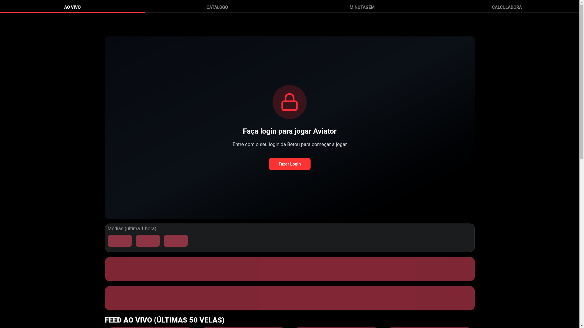 website screenshot of https://bucciaviator.com.br/