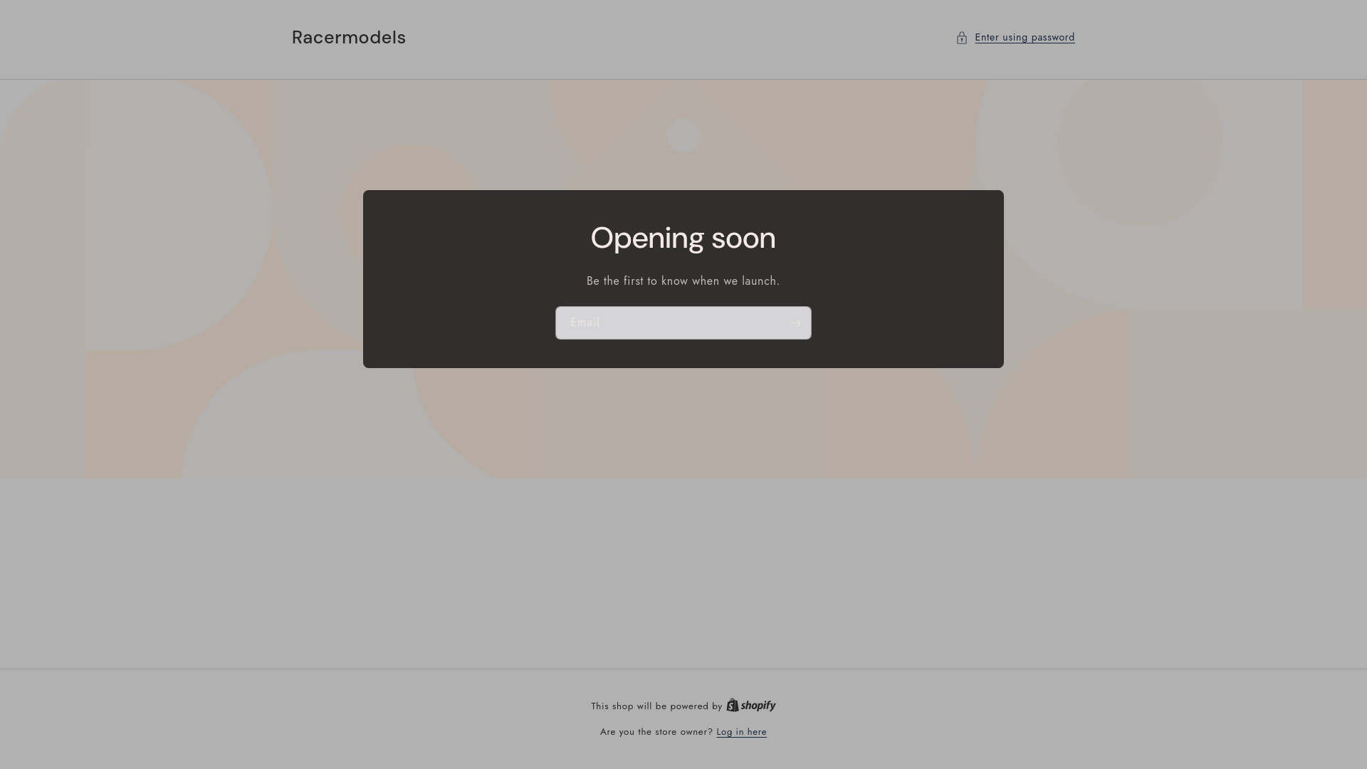 website screenshot of https://racermodels.com/