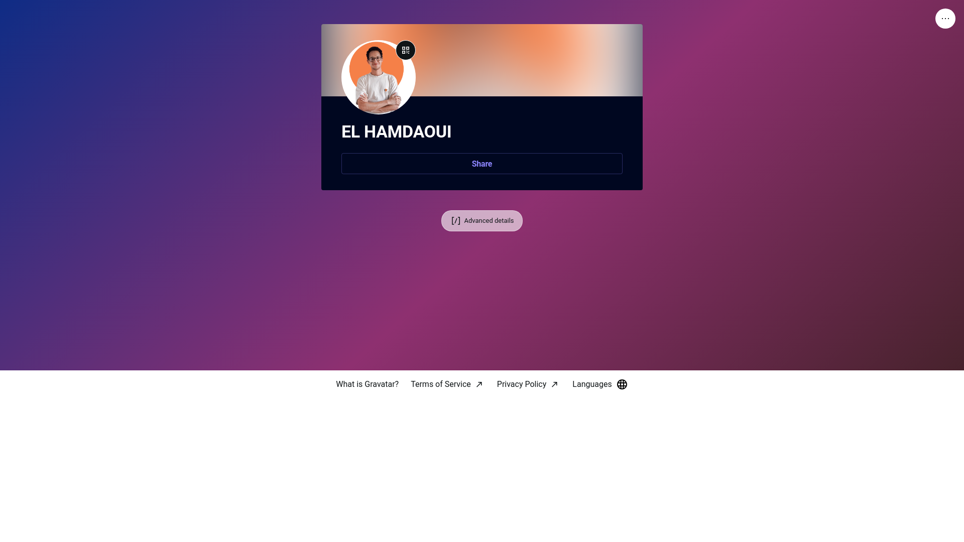 website screenshot of https://el-ham-daoui.social/