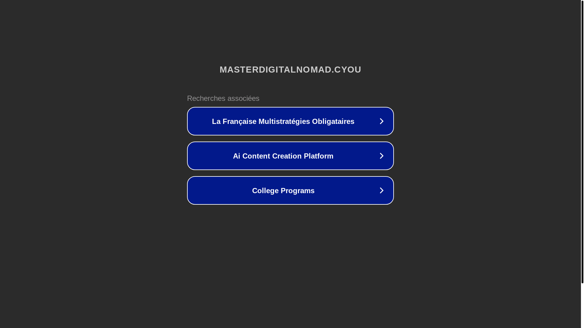 website screenshot of https://masterdigitalnomad.cyou/