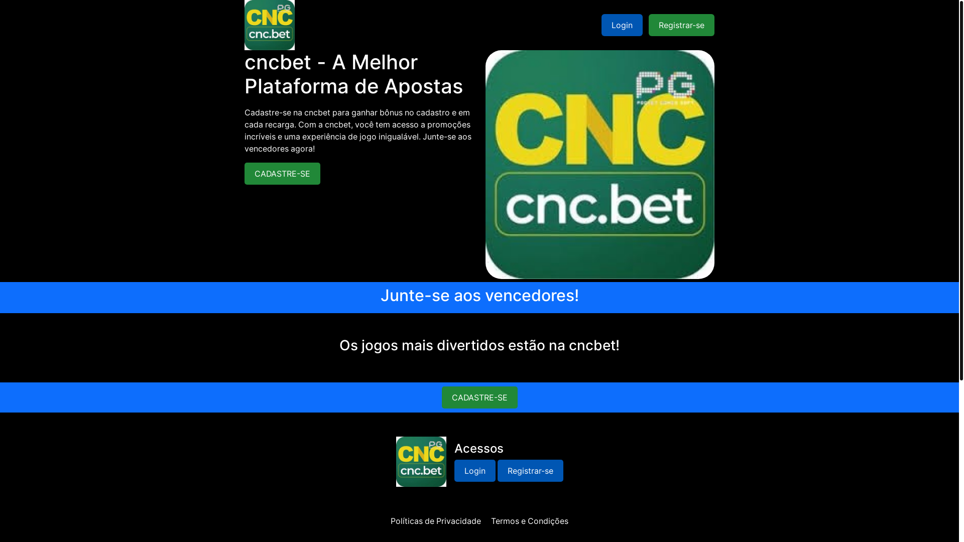 website screenshot of https://cncbet6g.com/