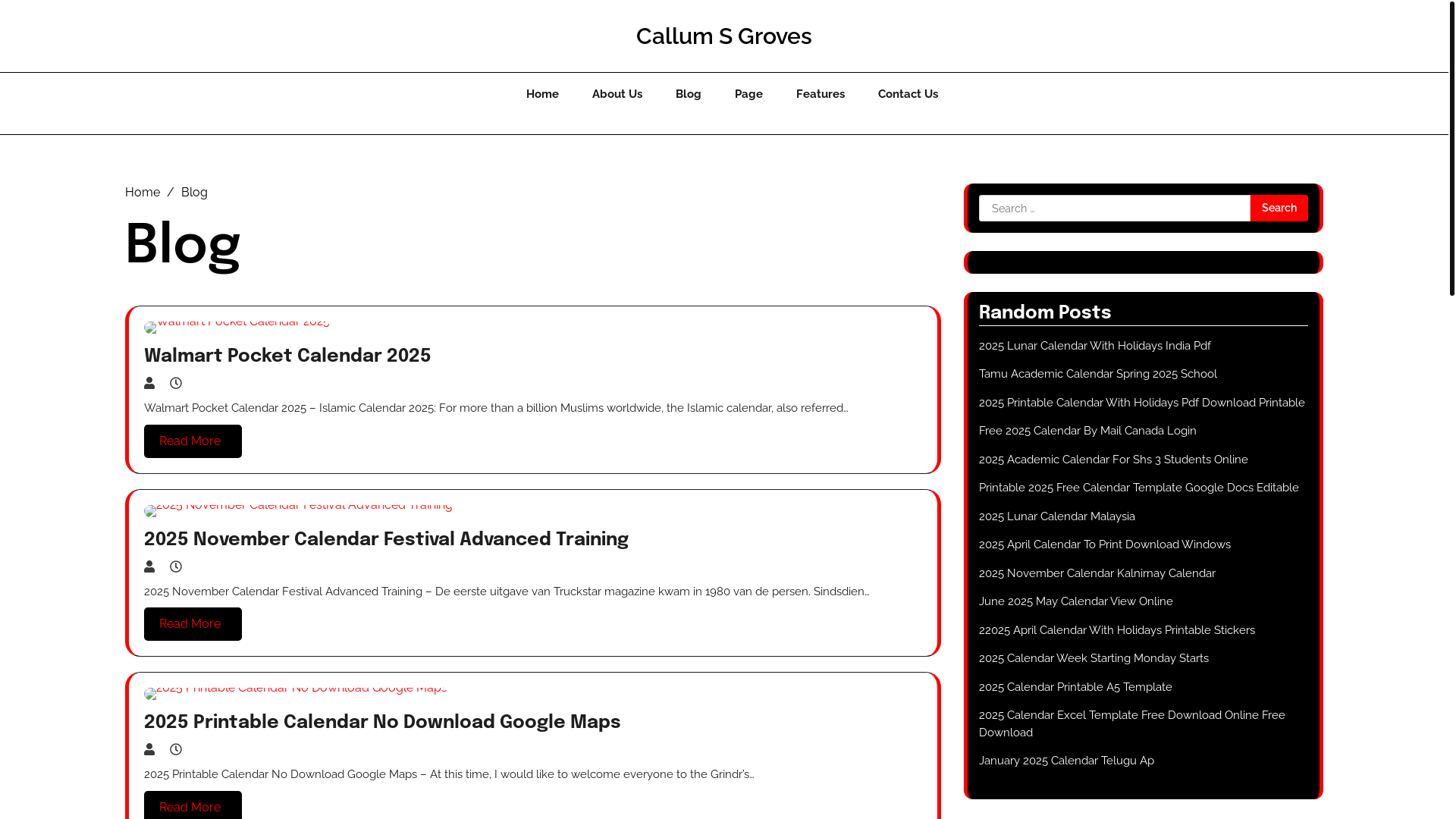 website screenshot of https://callumsgroves.pages.dev/