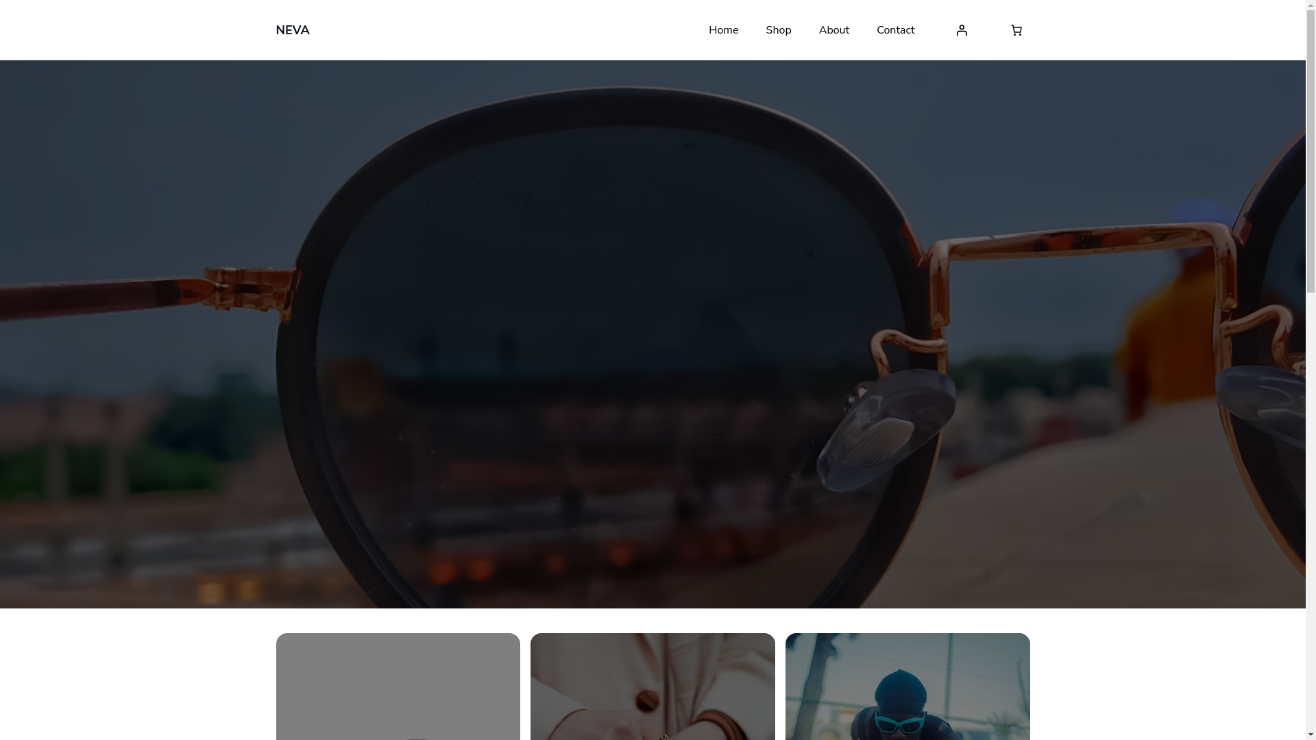 website screenshot of https://nevaunvrs.com/