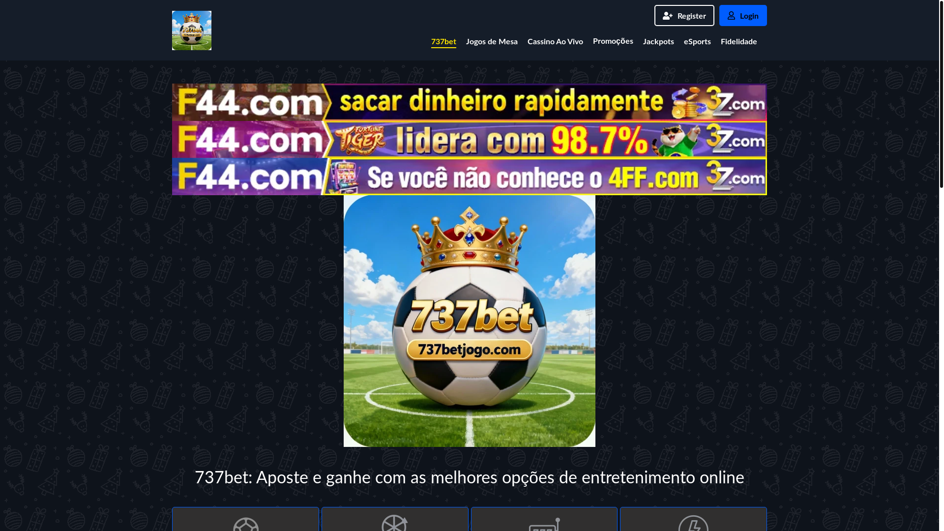 website screenshot of https://737betjogo.com/