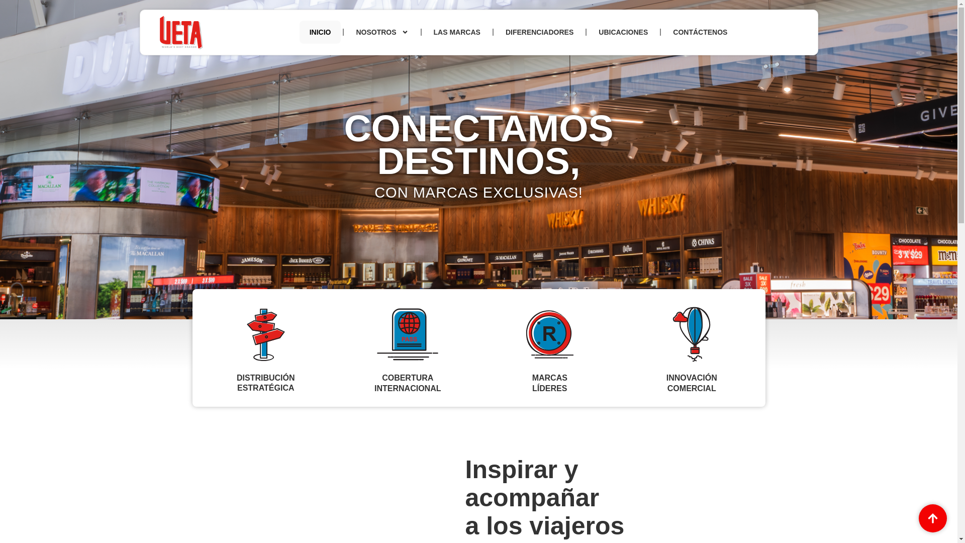 website screenshot of https://uetainc.com/