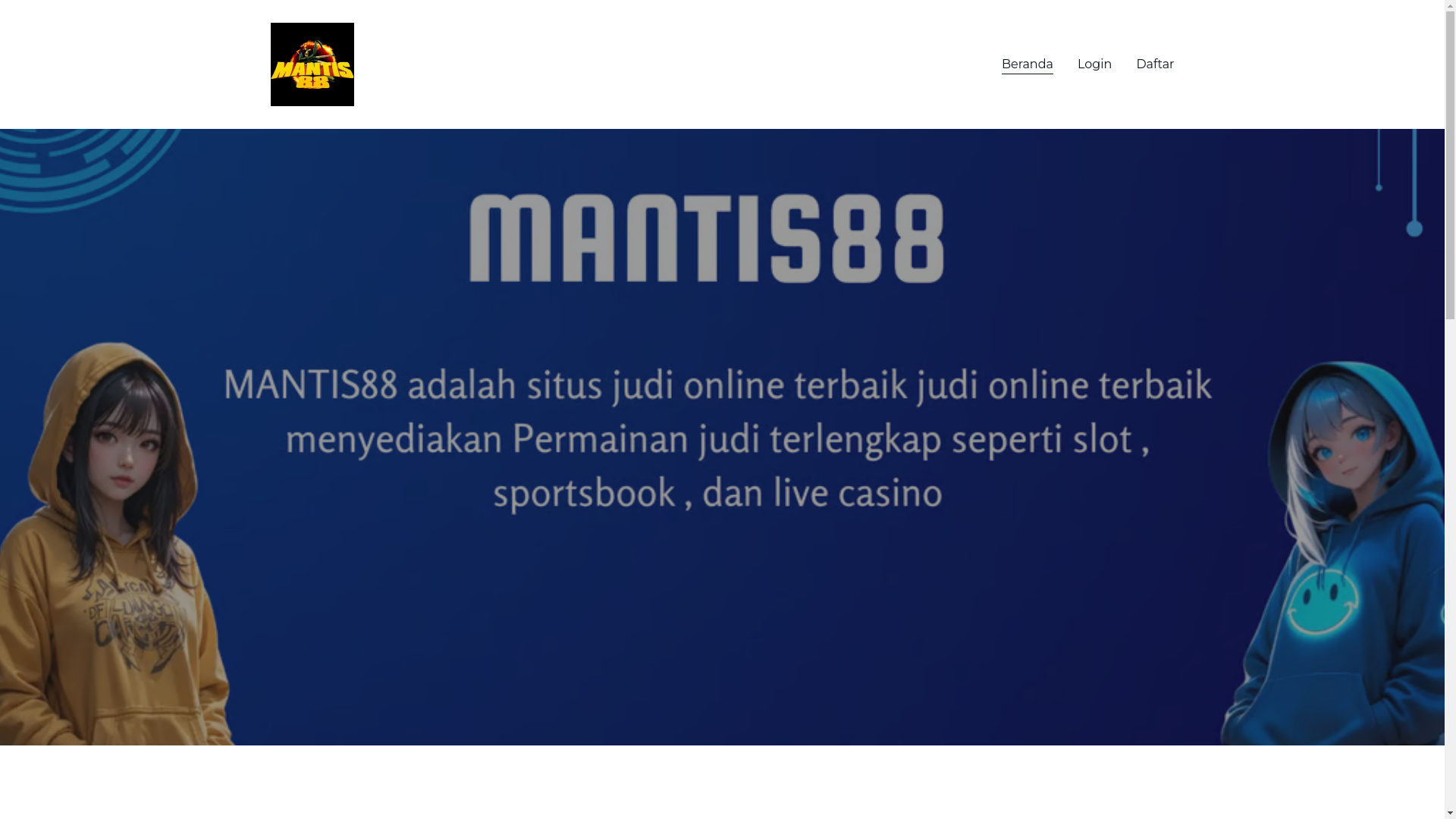 website screenshot of https://mantis88.pro/
