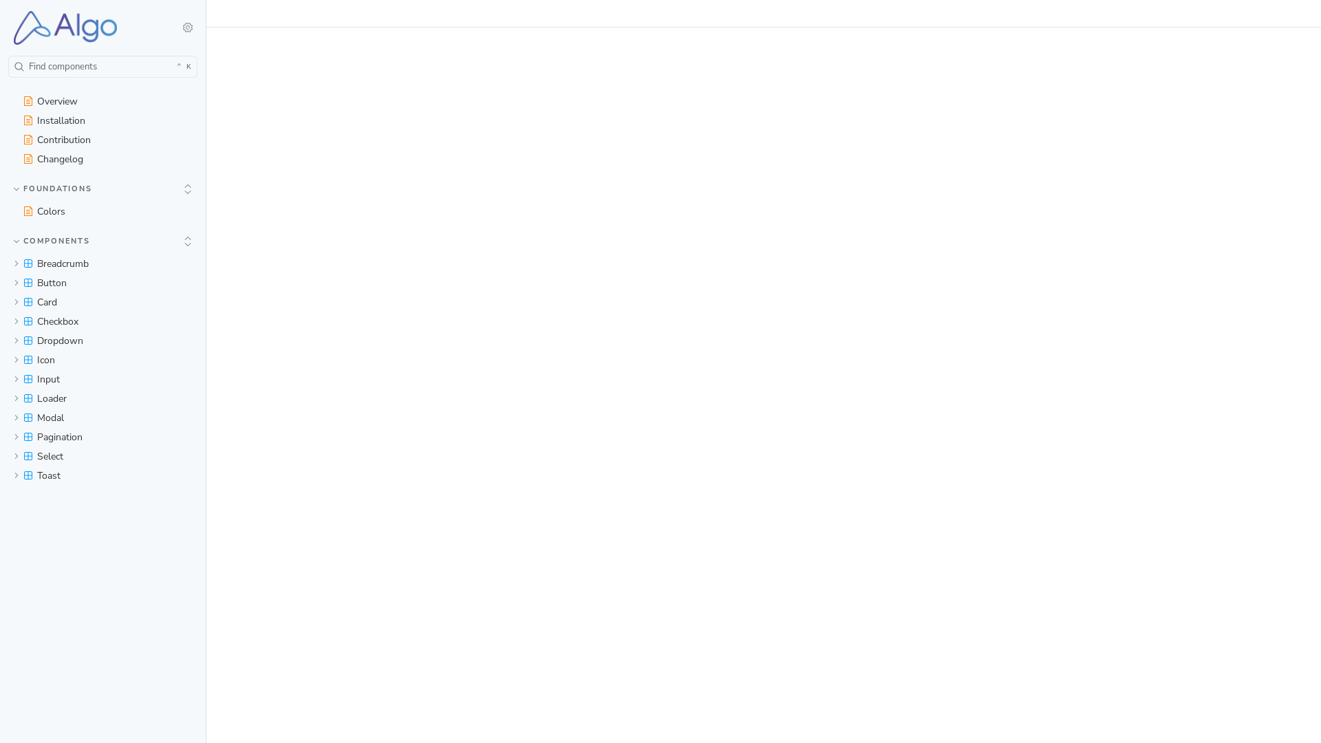 website screenshot of https://ara-design-system.pages.dev/
