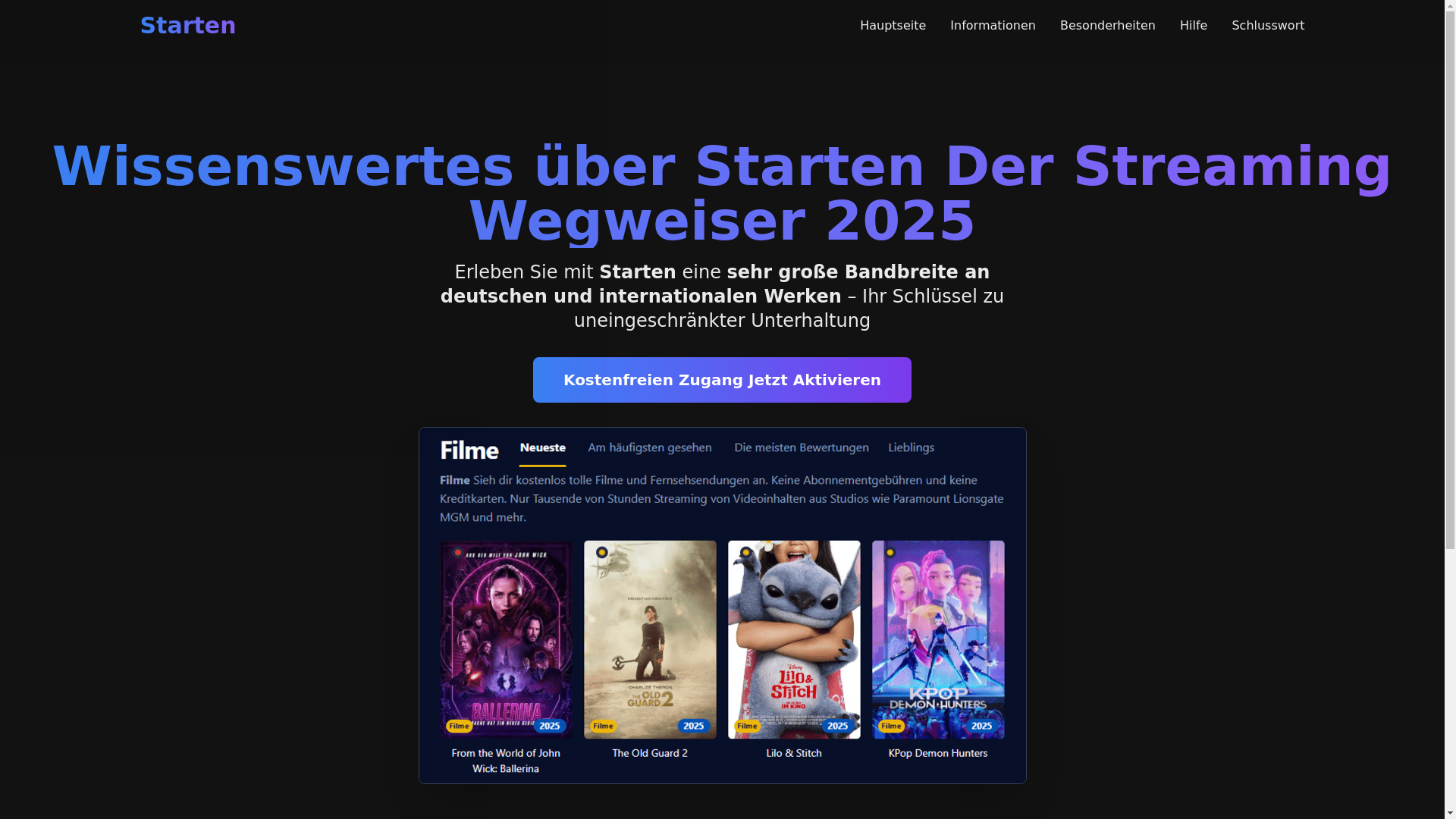 website screenshot of https://einschalten-ep76.pages.dev/