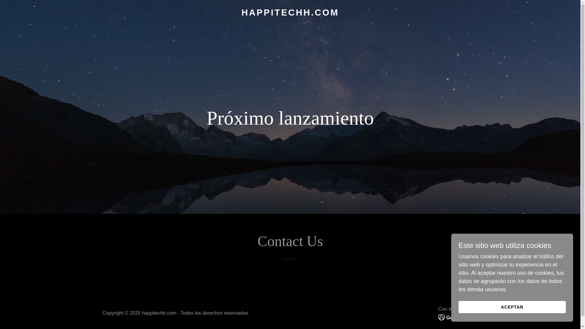 website screenshot of https://happitechh.com/