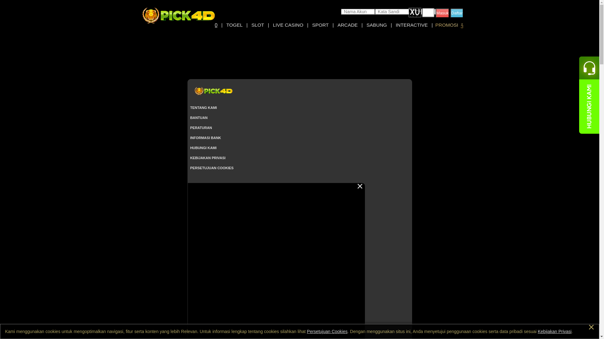 website screenshot of https://pick4d46.xyz/