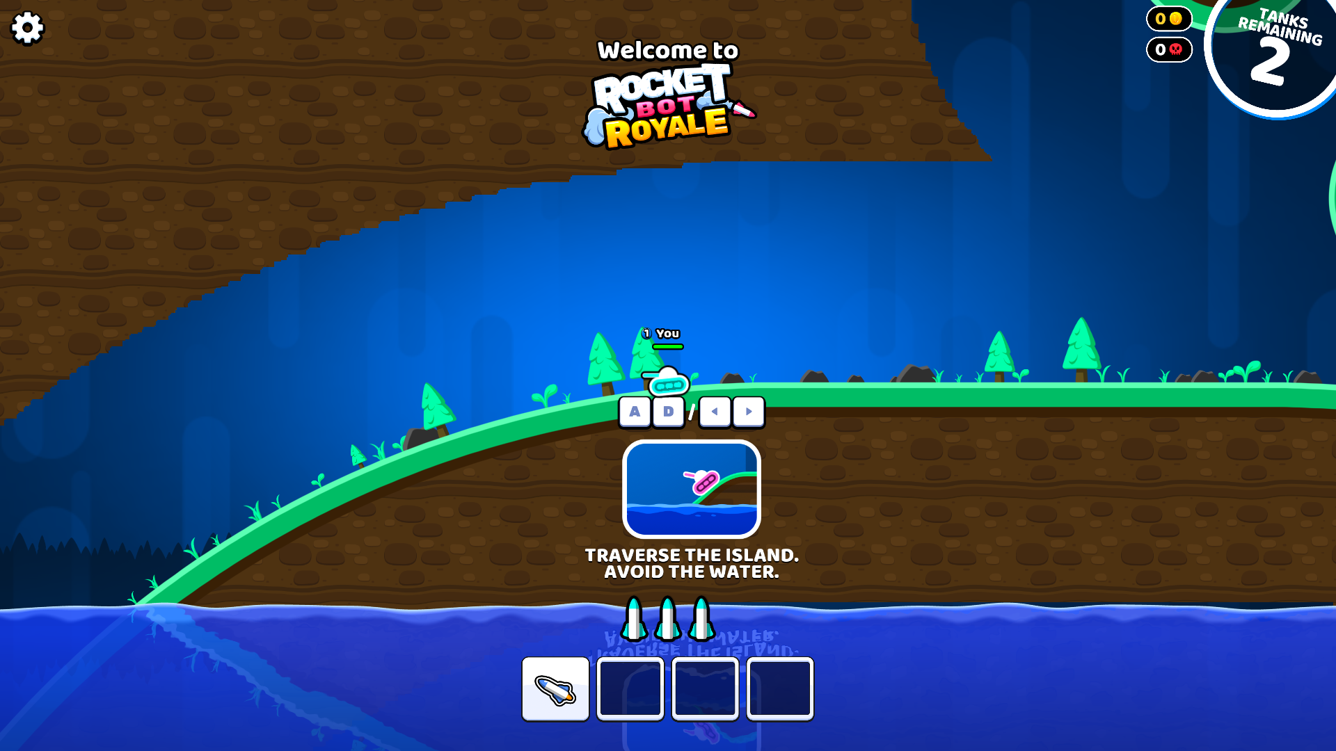 website screenshot of https://rocketbotroyale2.winterpixel.io/