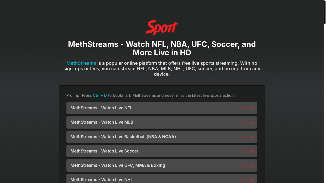 website screenshot of https://methstreamsz-068.pages.dev/