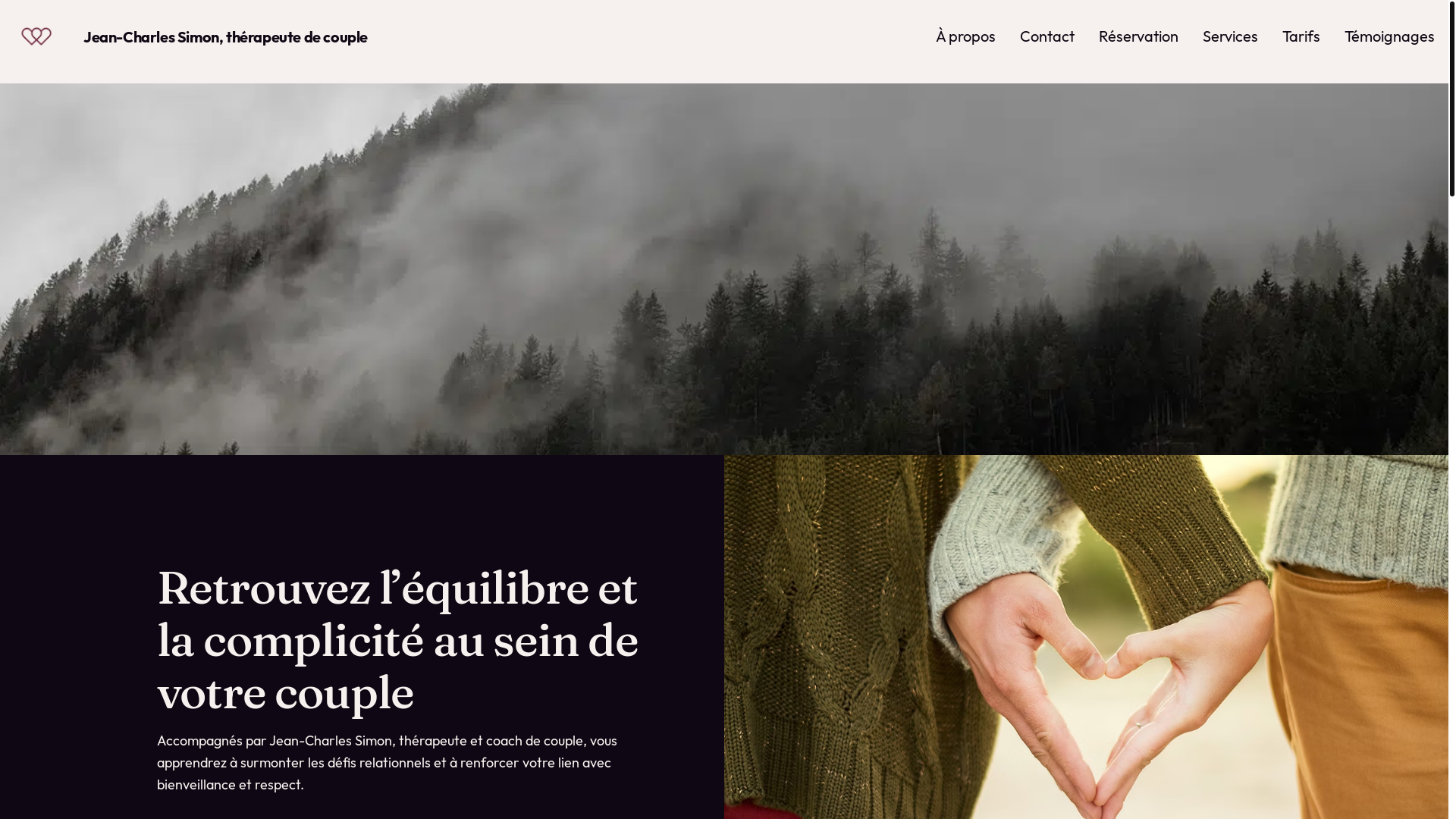 website screenshot of https://jean-charles-simon-therapeute.fr/